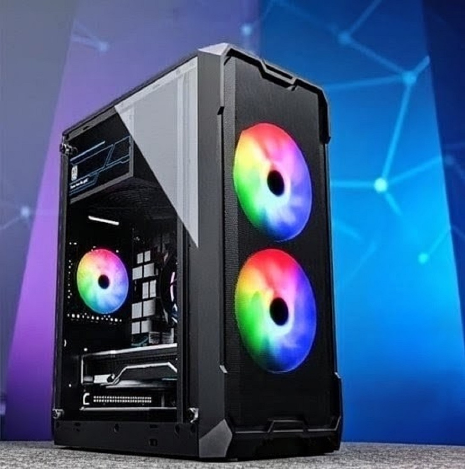 Image of S&S enterprises GAMING & LEARNING i3 3rd (8 GB RAM /Intel HD Graphics 2500 Graphics /500 GB Hard Disk /256 GB SSD Capacity /Windows 10 Pro (64-bit)) Mid Tower with MS Office