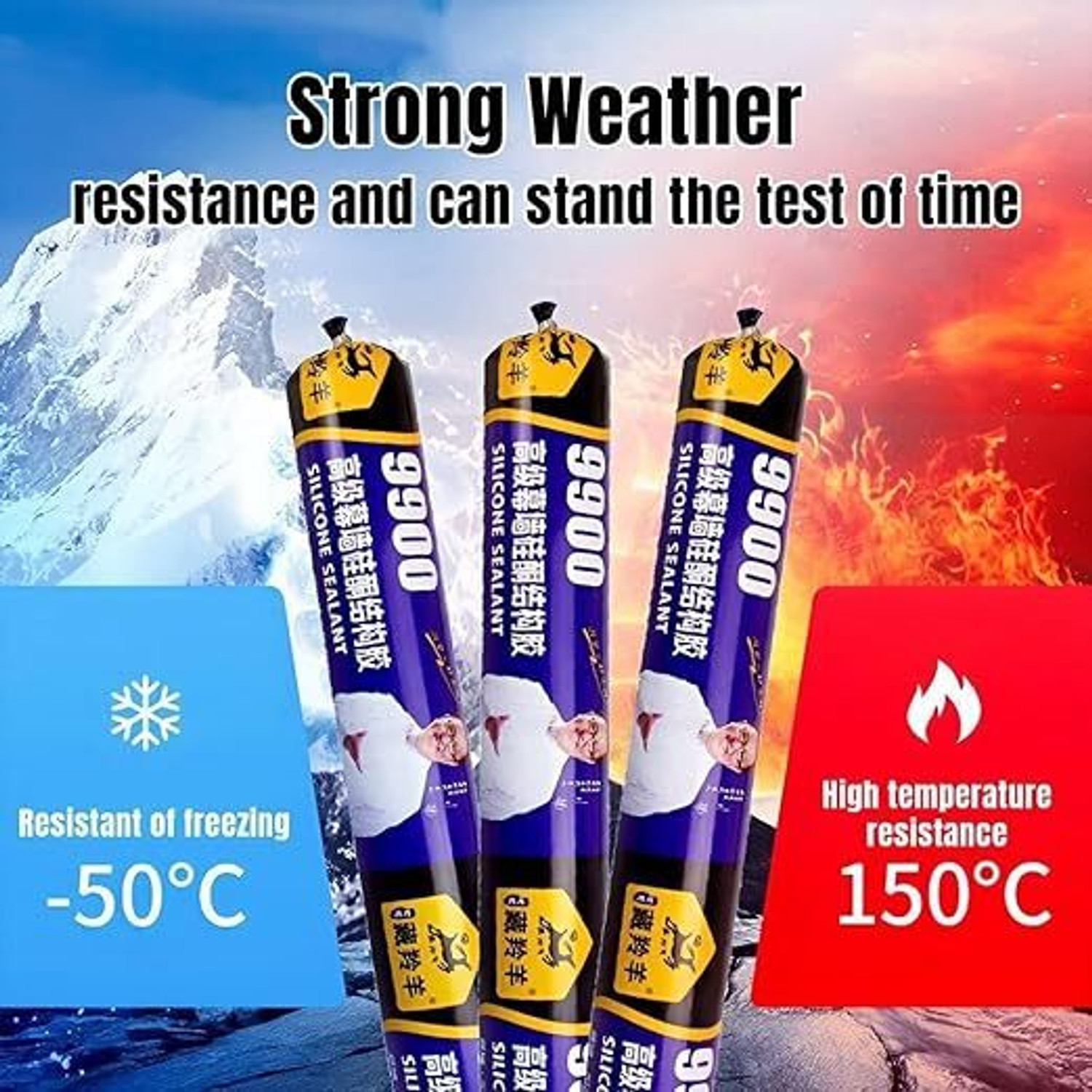 Image of LeyLuko Waterproof Silicone Sealant Crack Filler