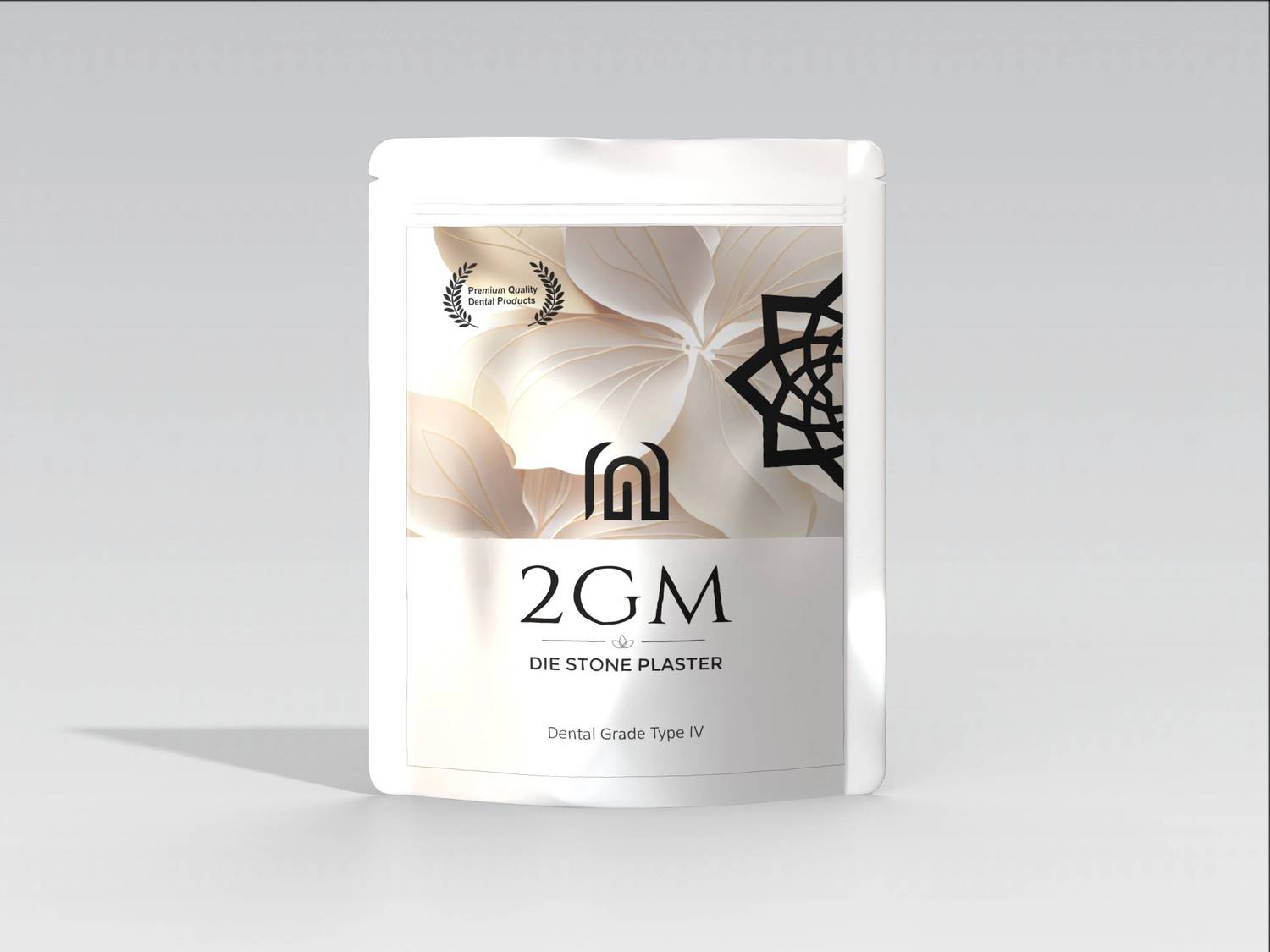2GM Dental Off-White Stone Powder - For Casting & Modelling Crack Filler