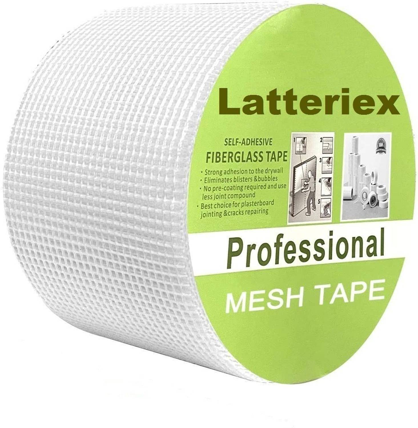 ladia group Fiber Glass Mesh Roll 100mm x 50m - Image 1