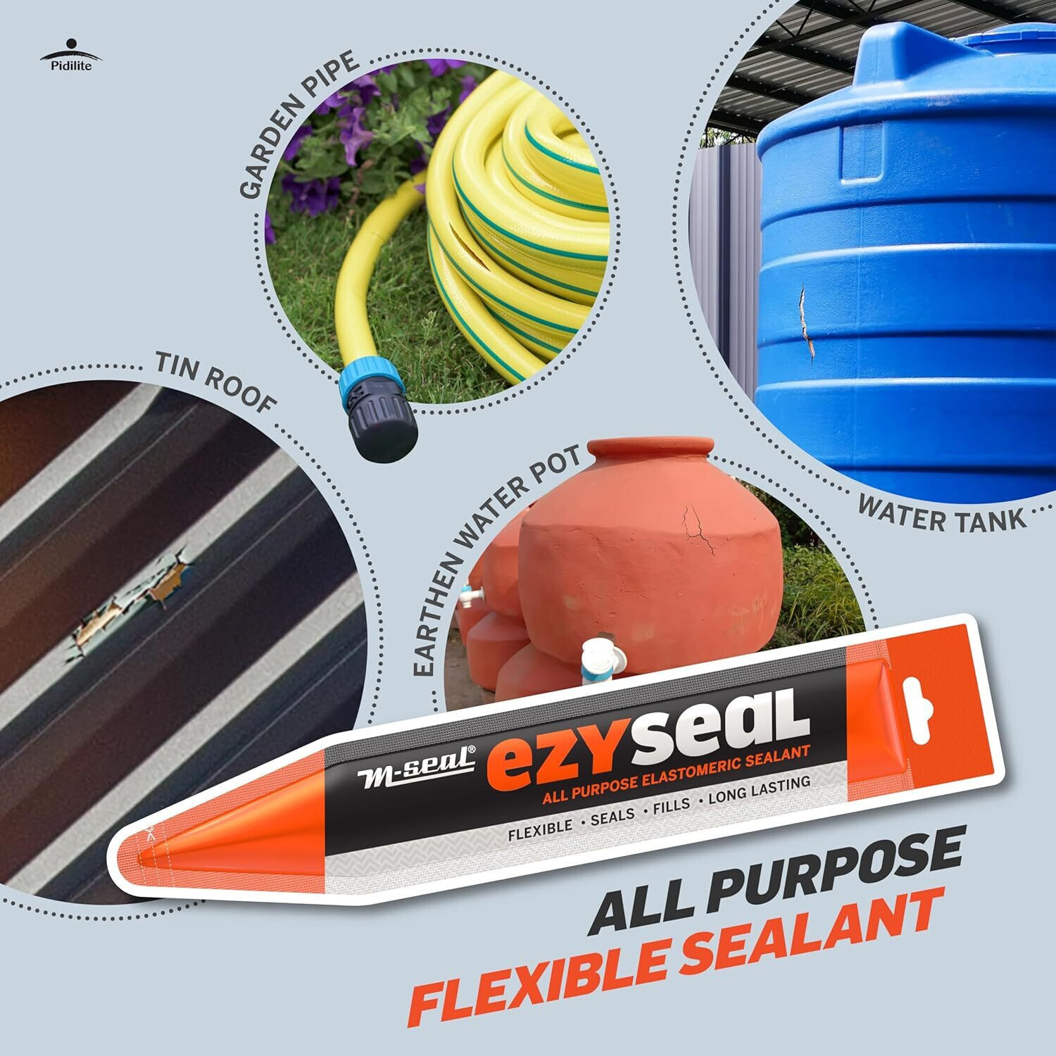 Image of M SEAL M-Seal EzySeal Crack & Gap Filler | Waterproof Tile, Roof Sealant Paste Crack Filler