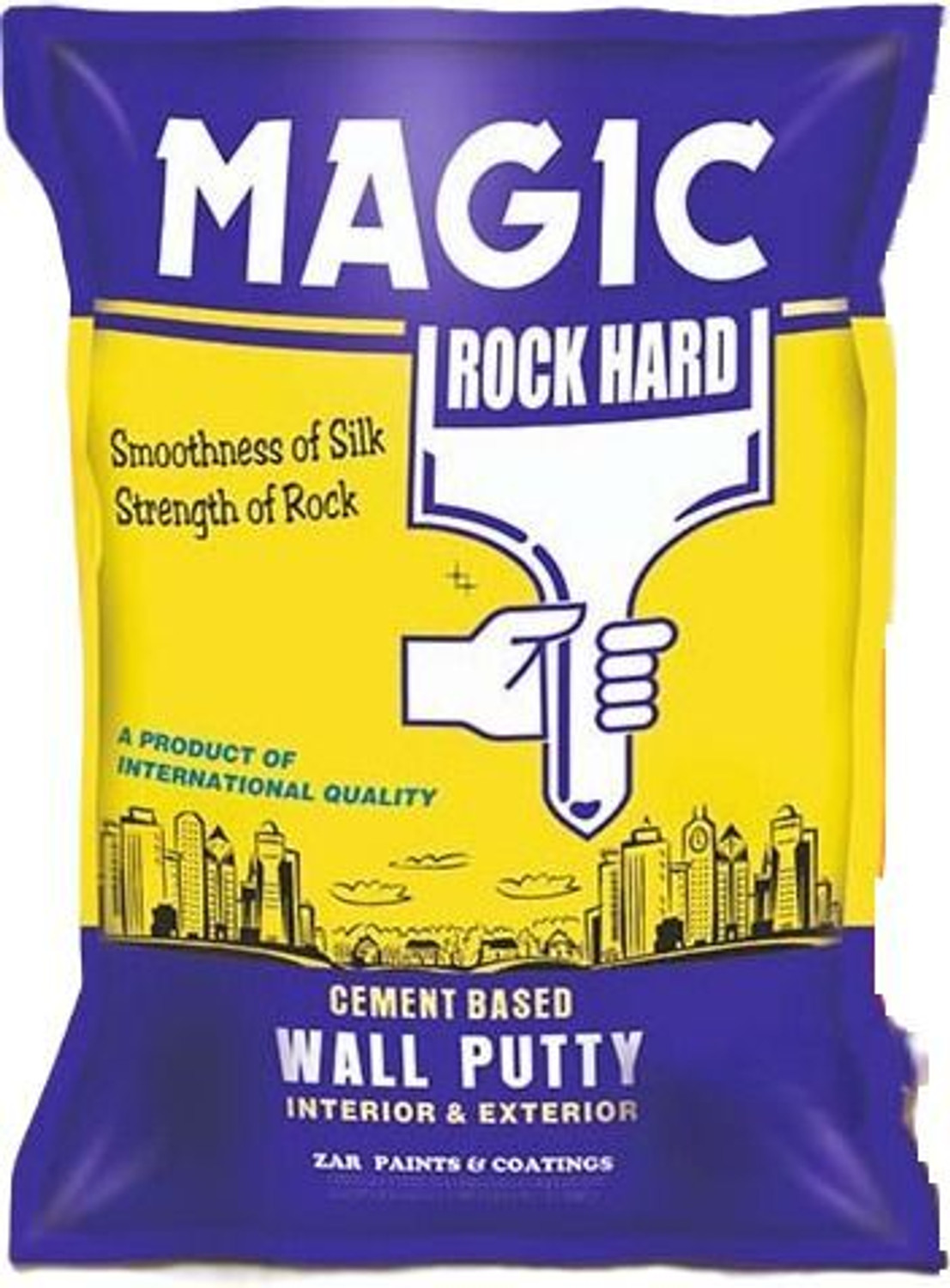 Image of Magic Paints Hard Cement Base Wall Putty |White Cement Powder| Interior /Exterior Walls| Crack Filler