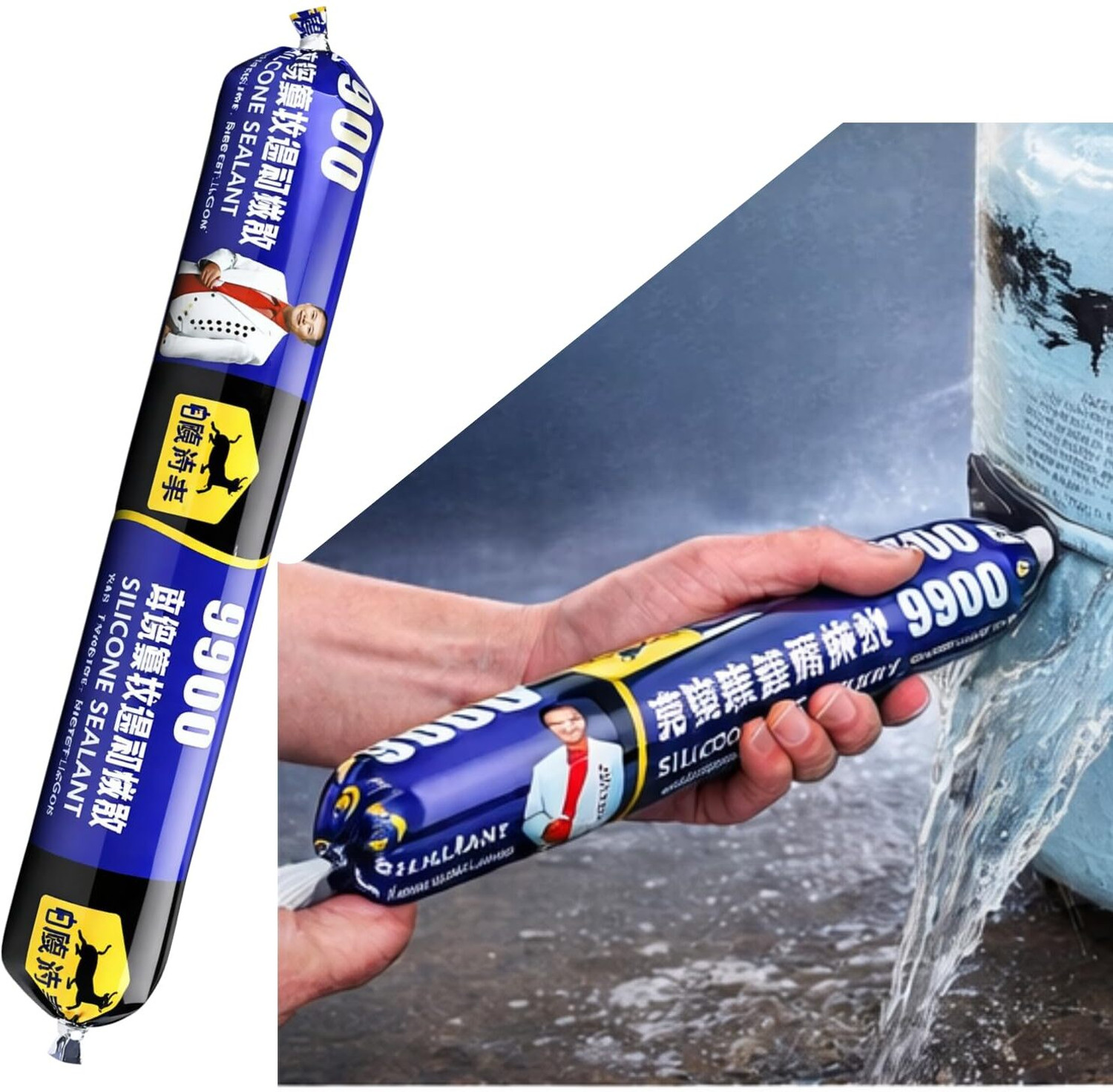 Jivarpan Waterproof Silicone Sealant for Concrete, Metal, Steel, Aluminum, Tiles Adhesive