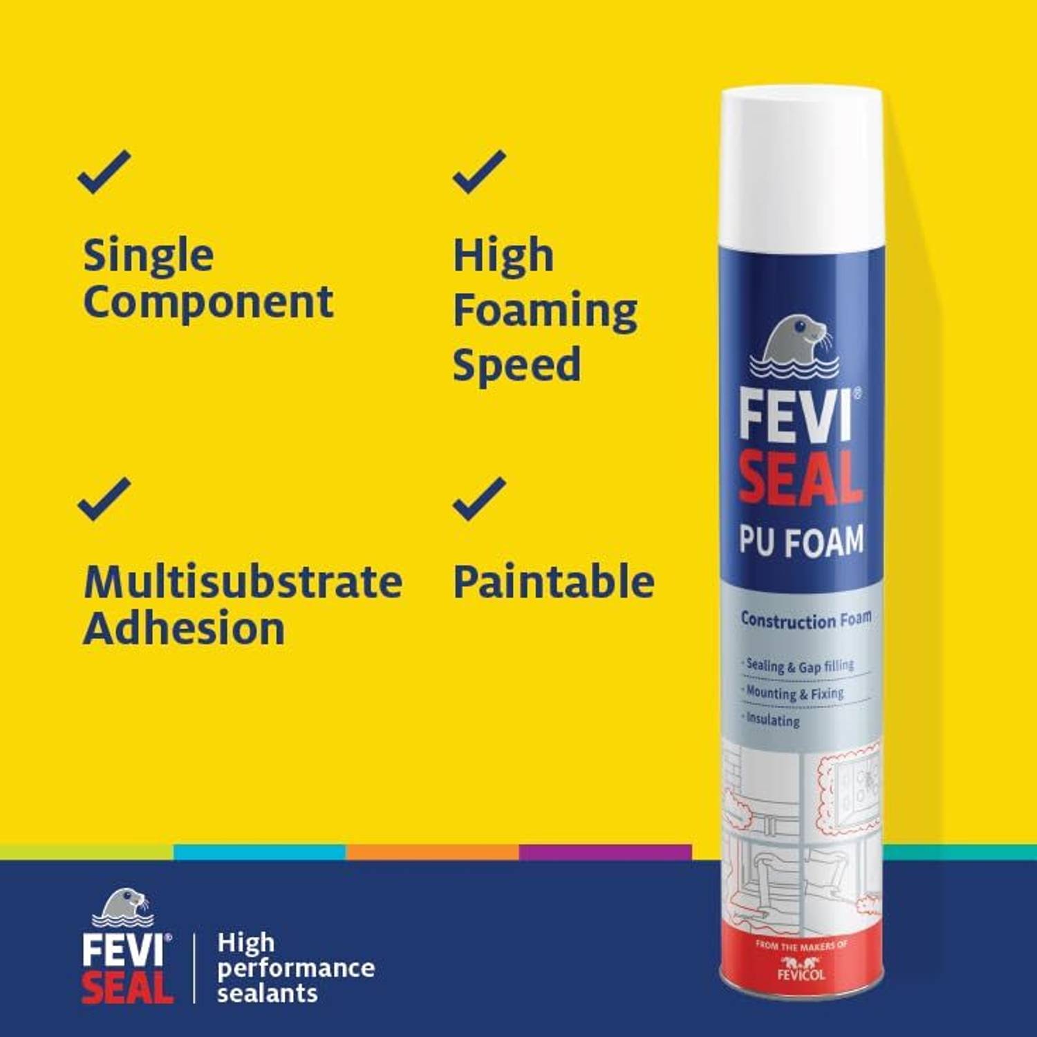 FEVISEAL PU-FOAM-750ML Spray Crack Filler - Image 3