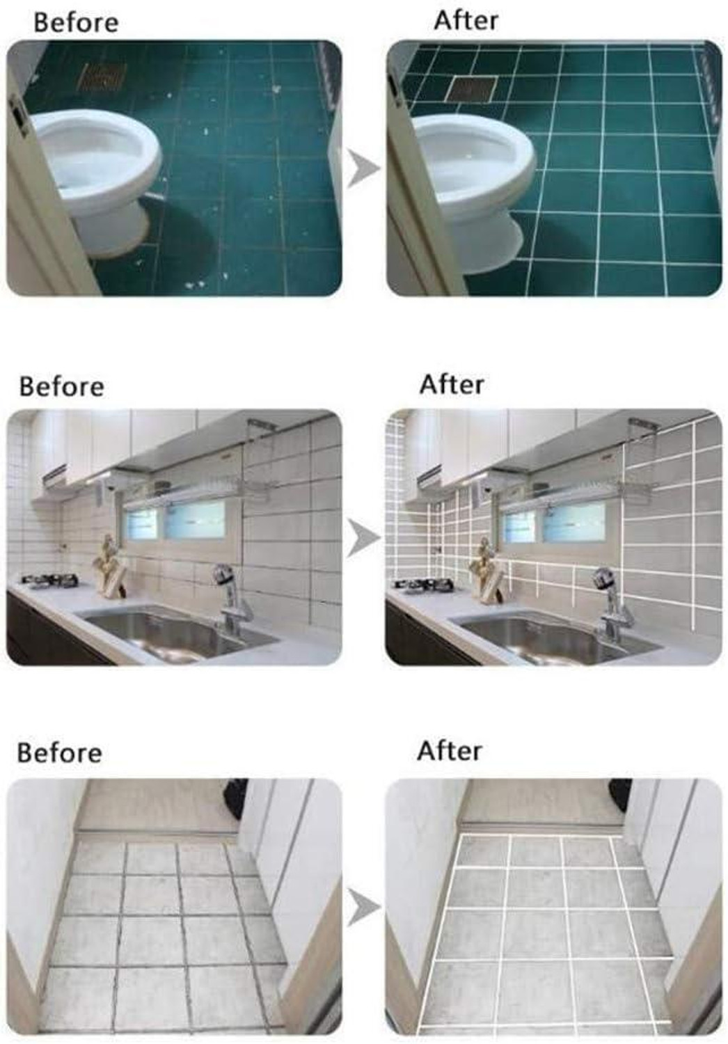 Image of ASTOUND Home Tile Reform Glue Grout Pen Crack Filler