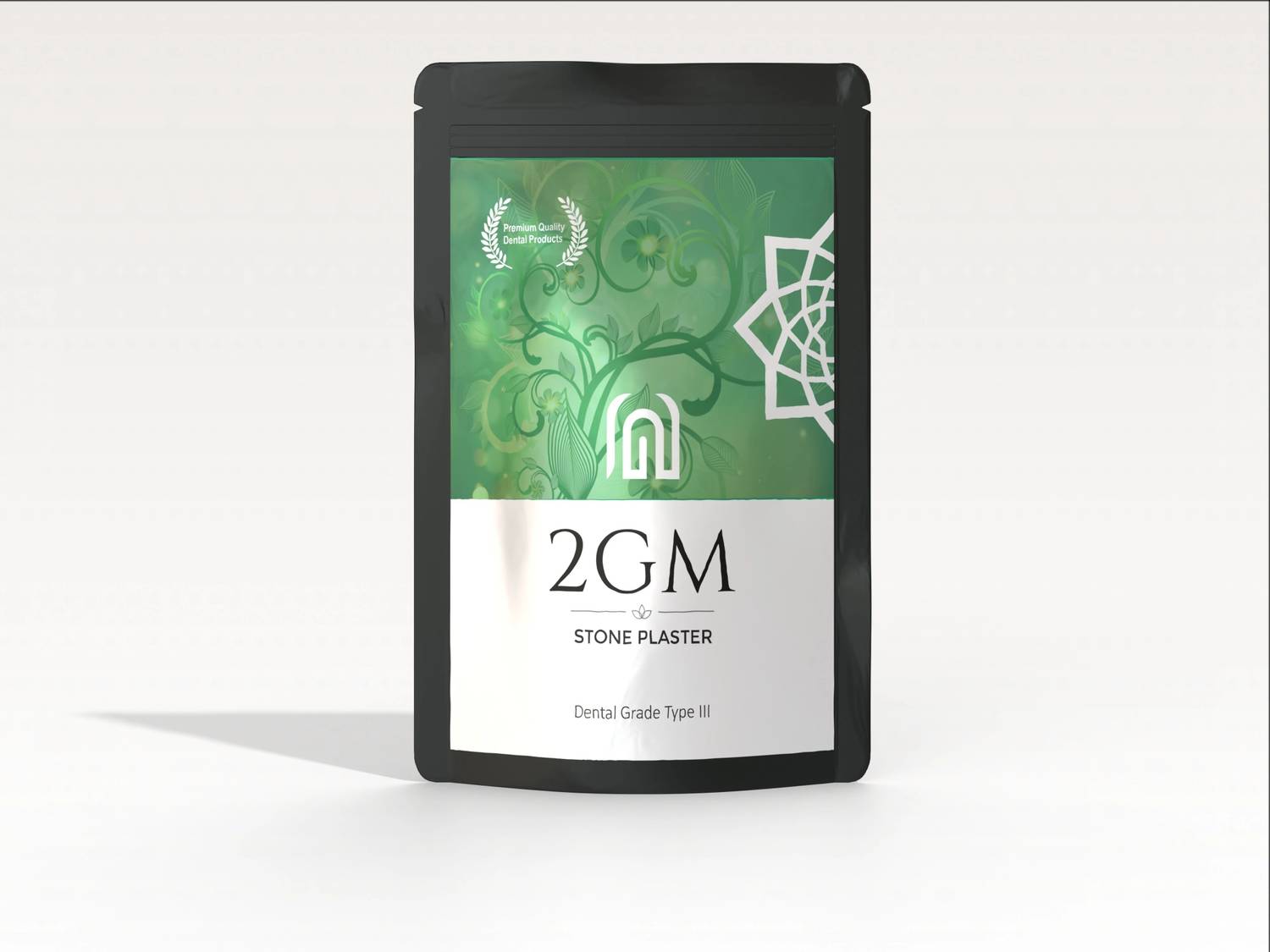 2GM Green Stone Dental Powder Clarified & Processed Gypsum- Type III Crack Filler