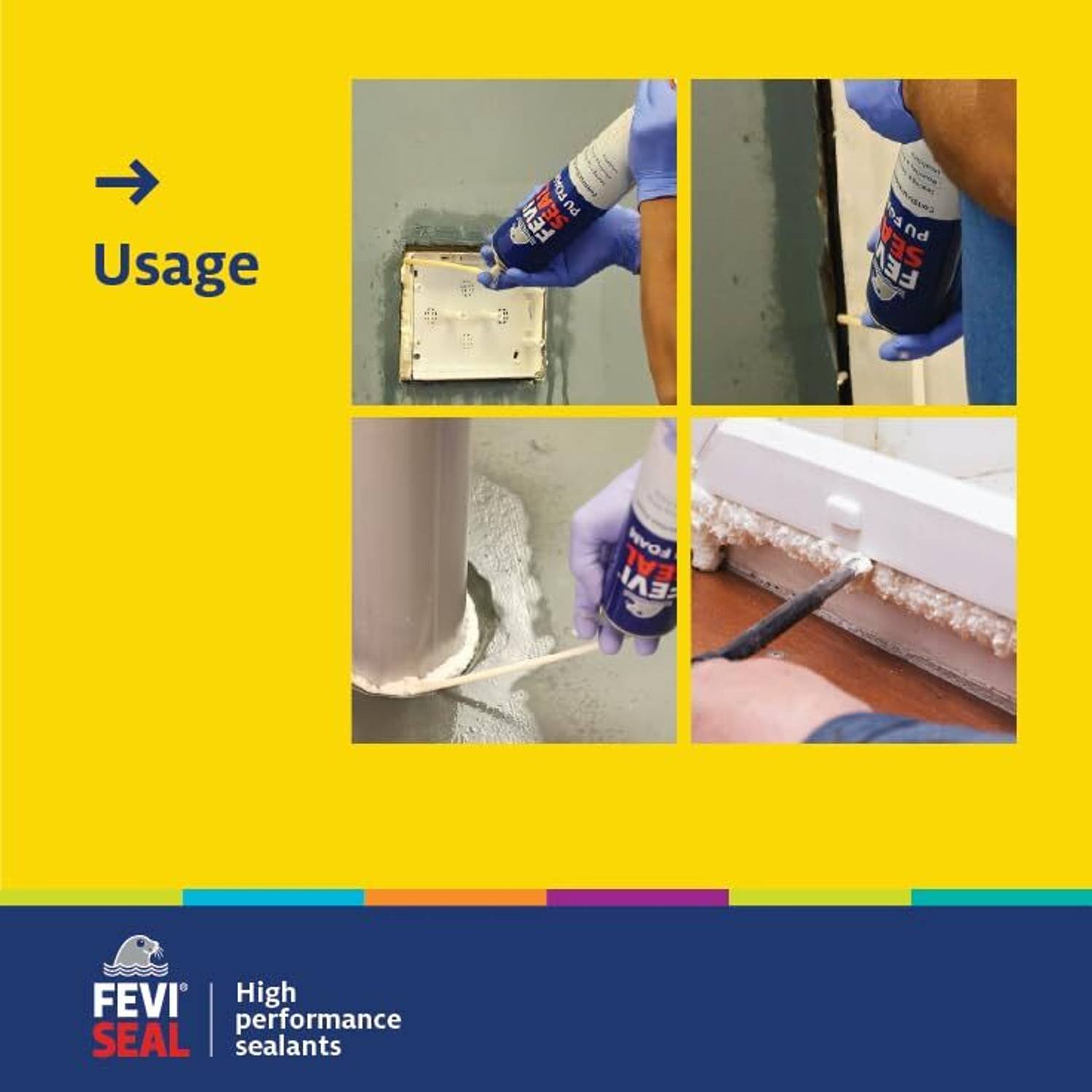 FEVISEAL PU-FOAM-750ML Spray Crack Filler - Image 4