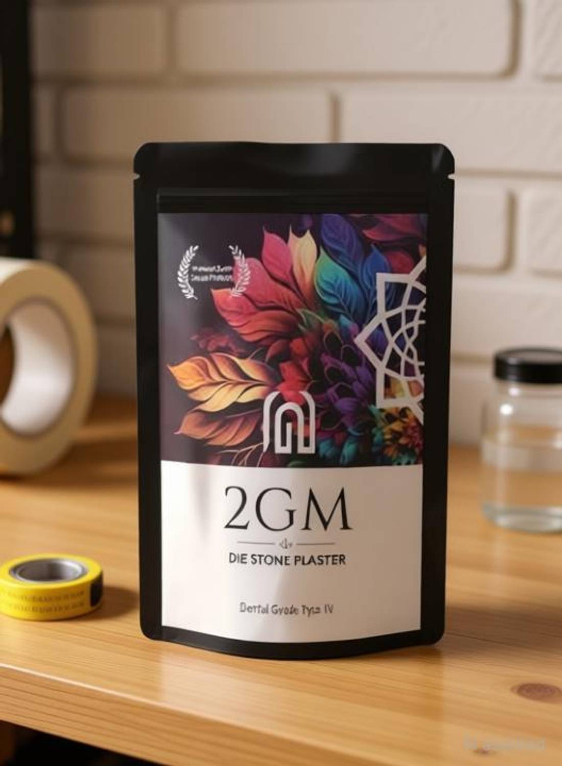 2GM Purple Dental Stone Powder - For Casting Crack Filler