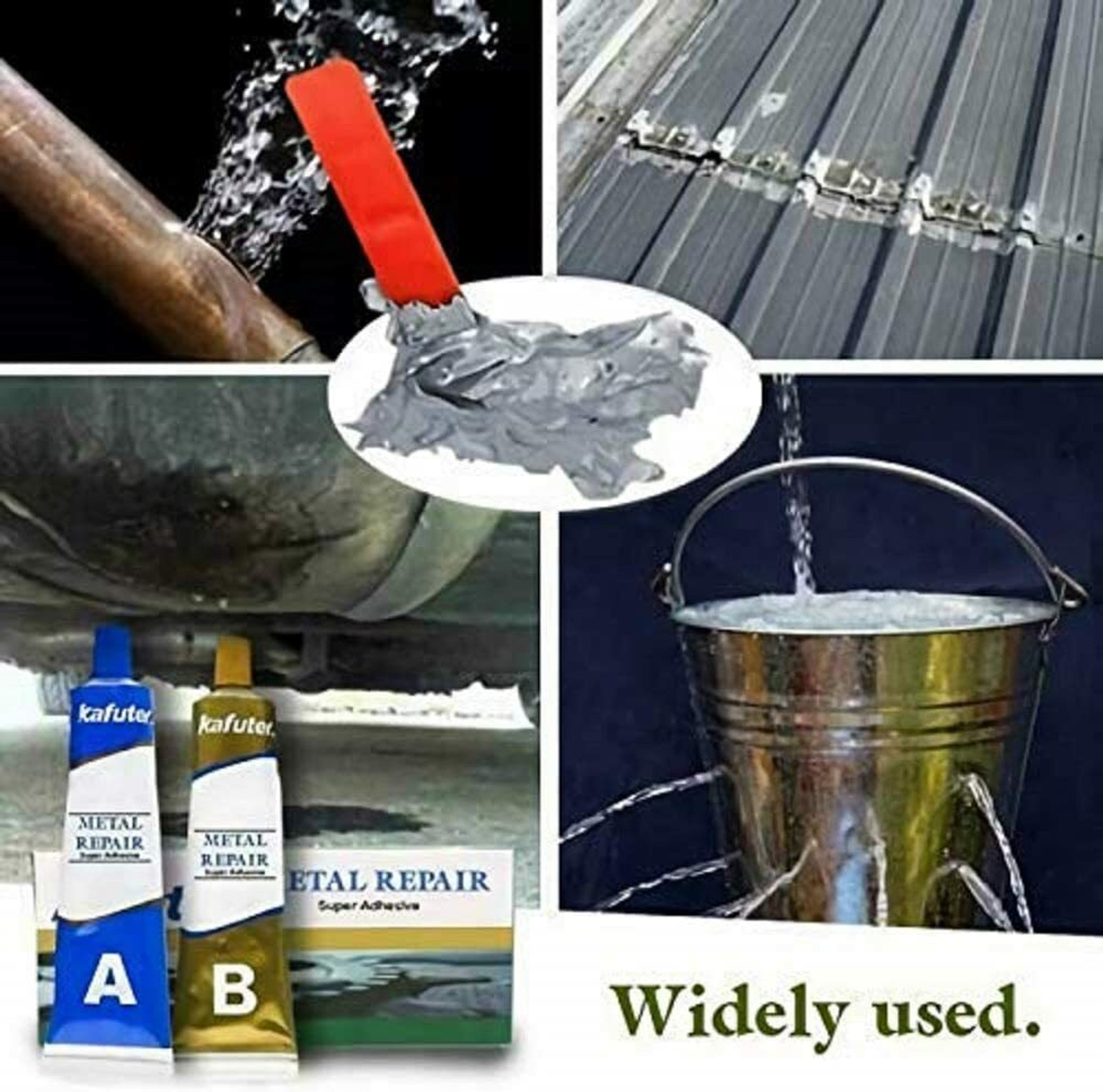 Image of Ezhimala Metal Repair Paste | Cast Iron Repair Paste | Metal Mending Paste Crack Filler Crack Filler