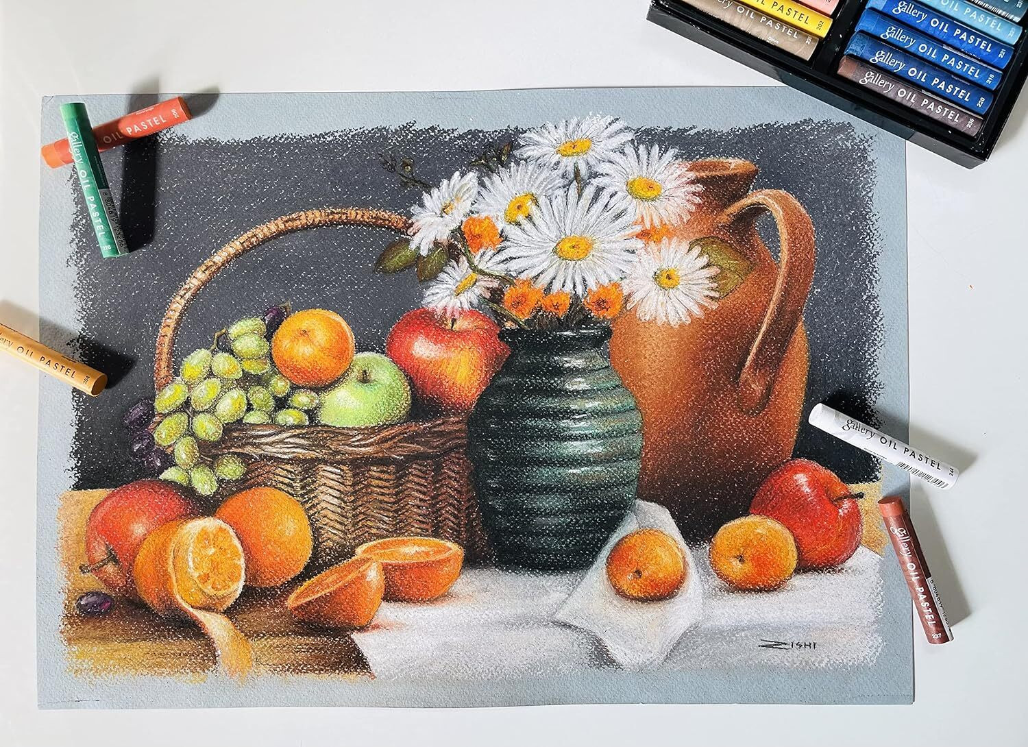 Image of Mungyo Gallery Artists' Soft Oil Pastels Set Of 48 Colours