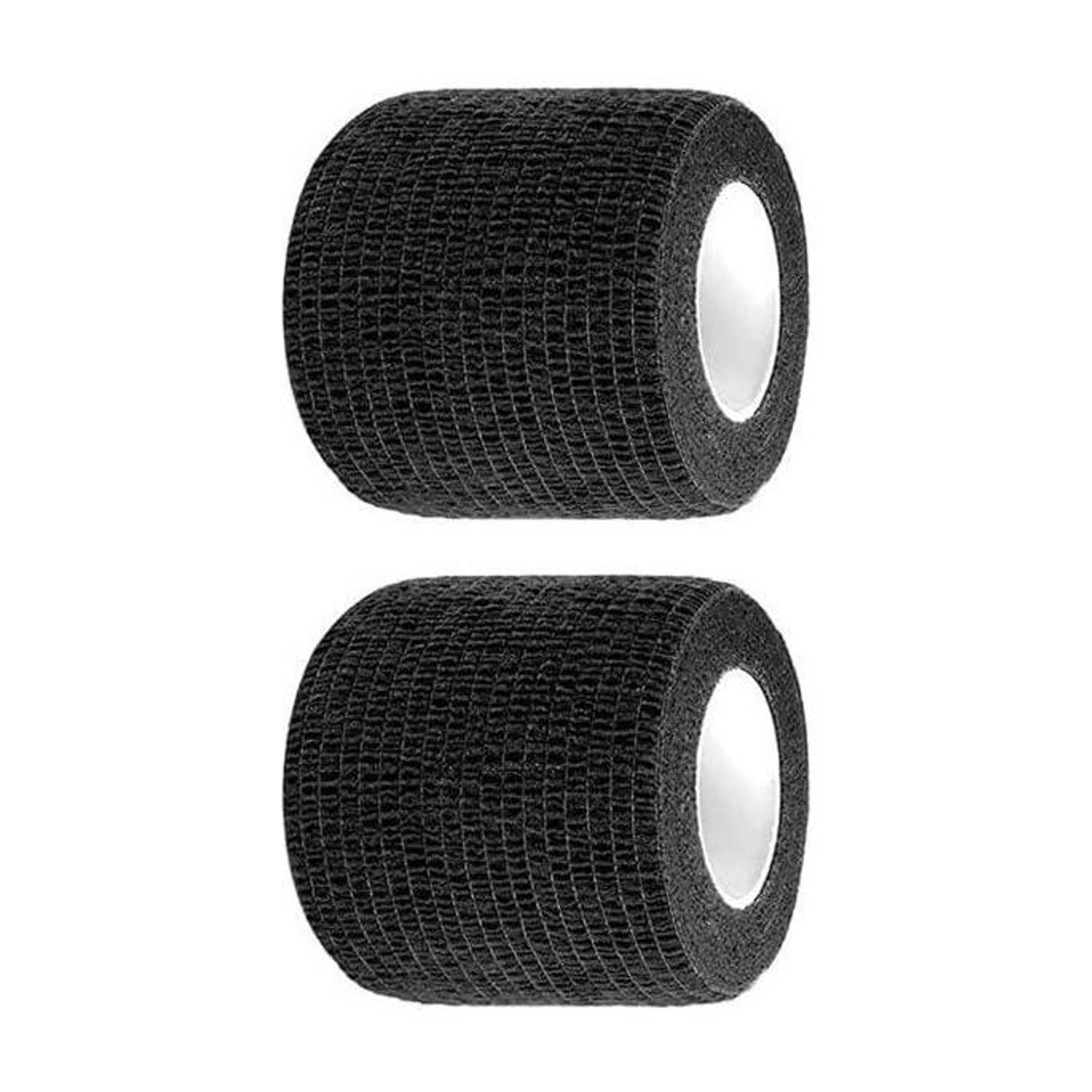 A-TAPE Cohesive Crepe Bandage Forest green (Pack of 2) Elastic Self Adhesive(5cm*4.5m) Crepe Bandage