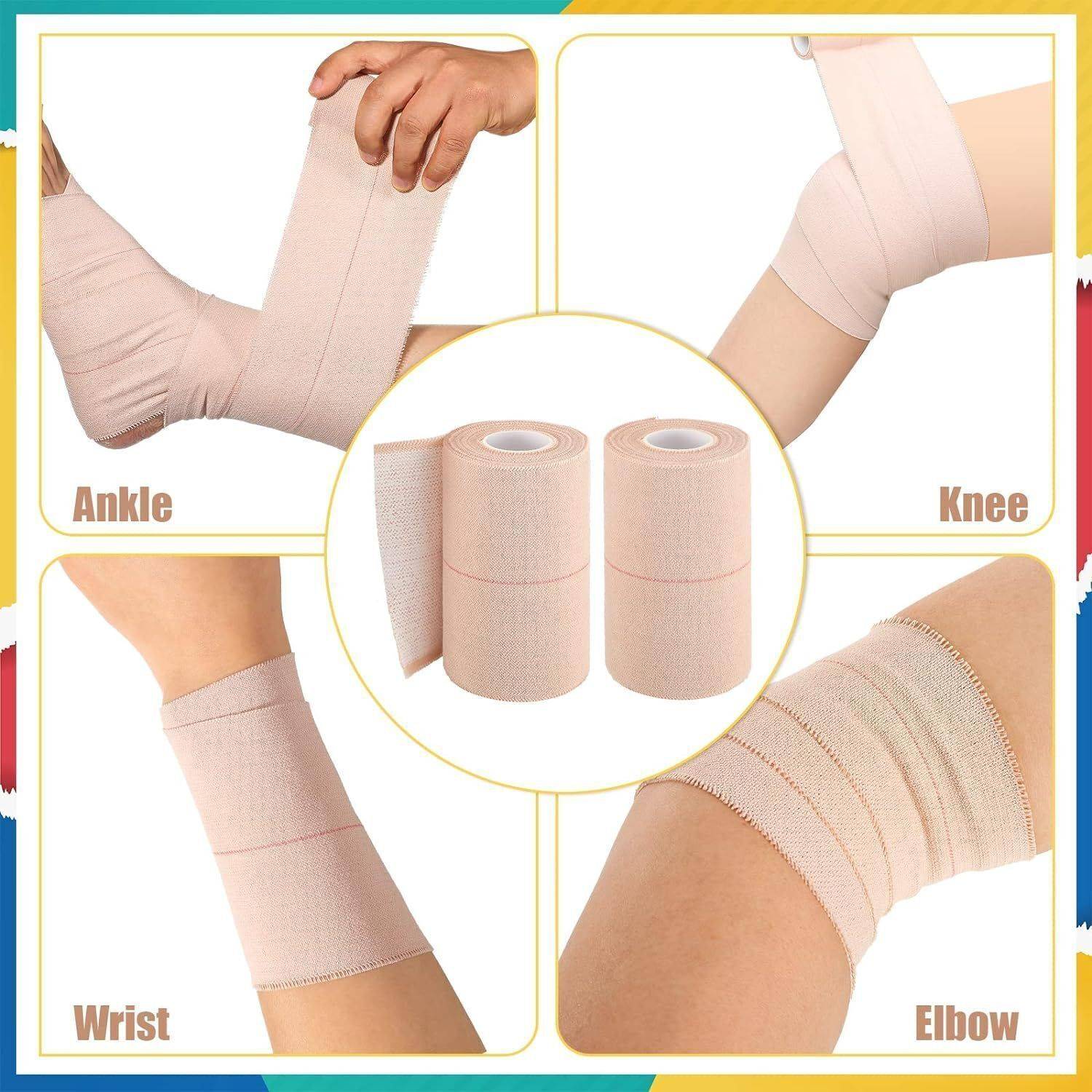 Bright Aid Elastic Adhesive Bandage 10cm*1mtr Pack of 1 - Image 4