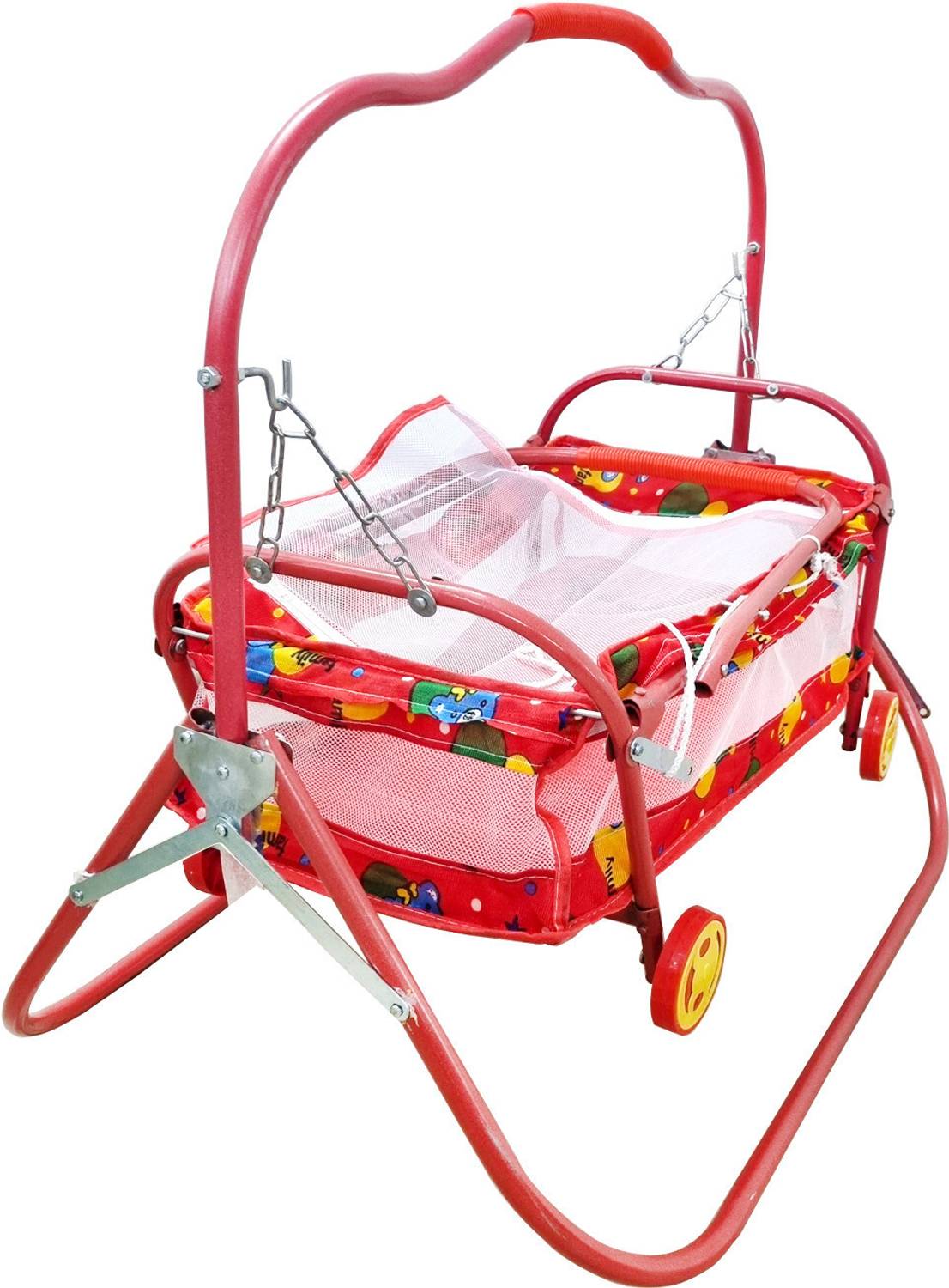 IMPHI Baby Cradle with Swing & Mosquito Net - Image 3