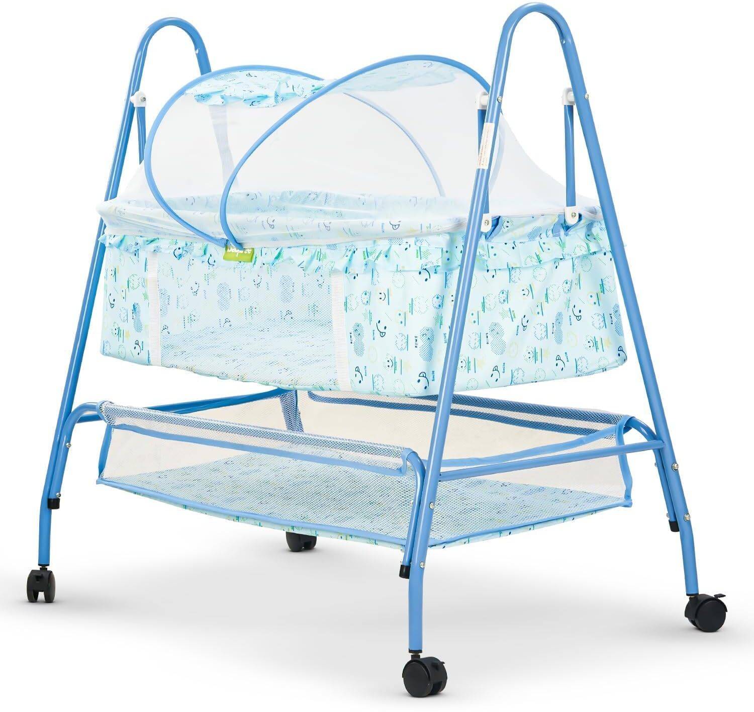 baybee Newborn Swing Cradle for Baby Jhula with Mosquito Protection Net, Baby Bedding
