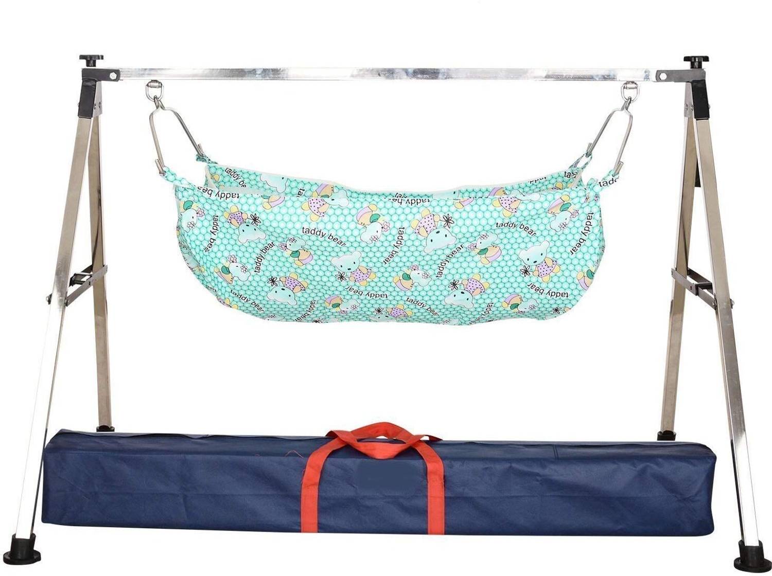 A to Z Hub Stainless Steel Folding Baby Cradle - Image 2