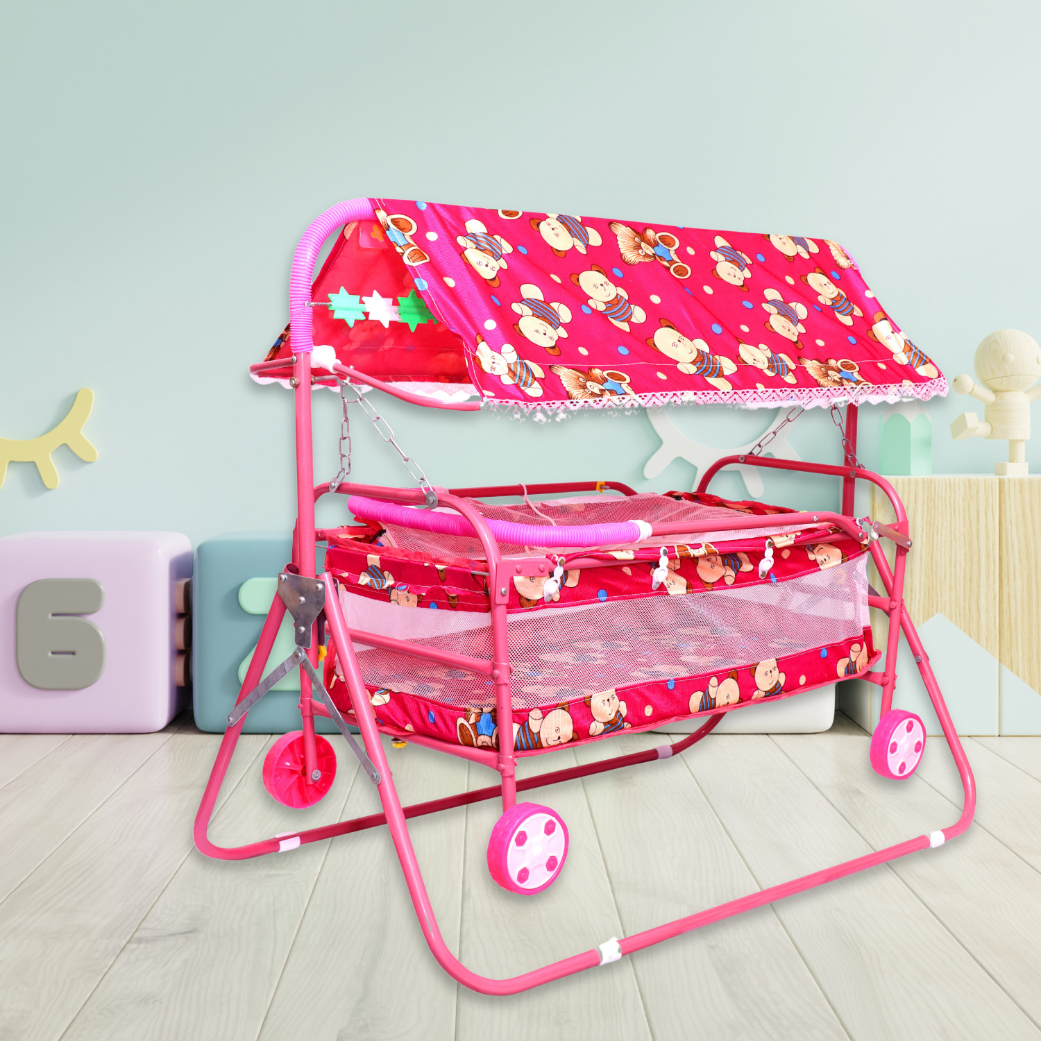 Image of Avani MetroBuzz Baby Jhula Crib Cradle Palna