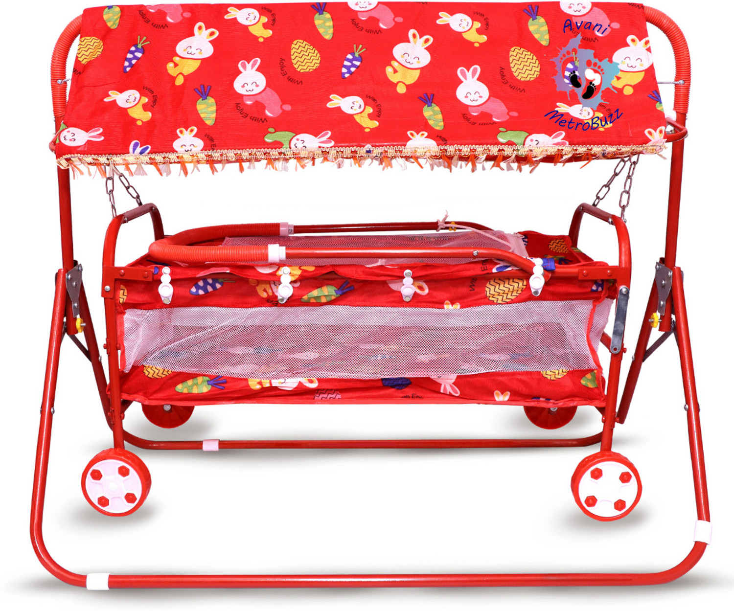 Image of Avani MetroBuzz Baby Cradle Jhula Palna Dolna Swing For New Born Baby