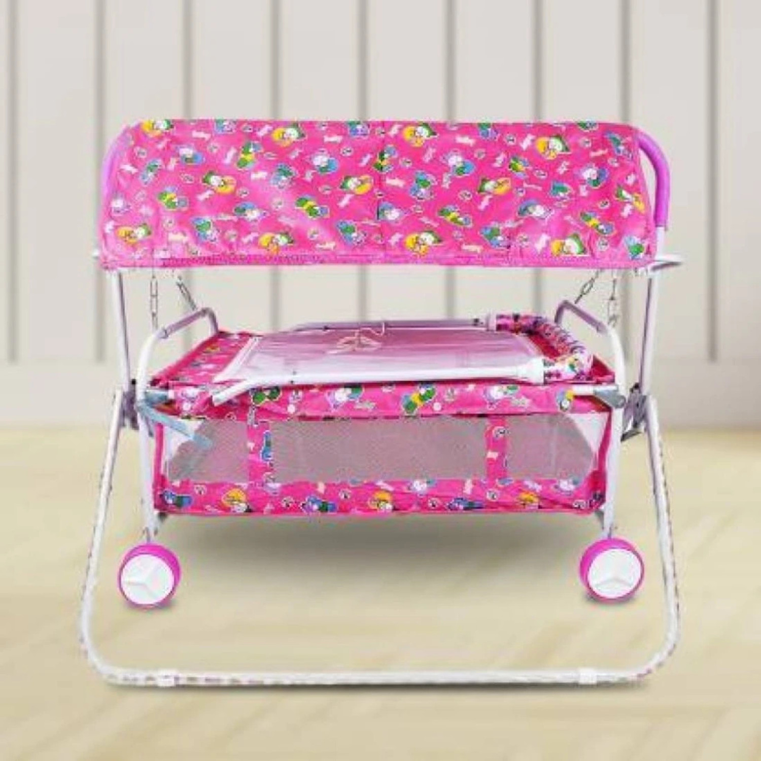 Image of Rudra creations Comfortable Multi-Use Baby Cradle, Baggi /Palna for Baby Bassinet