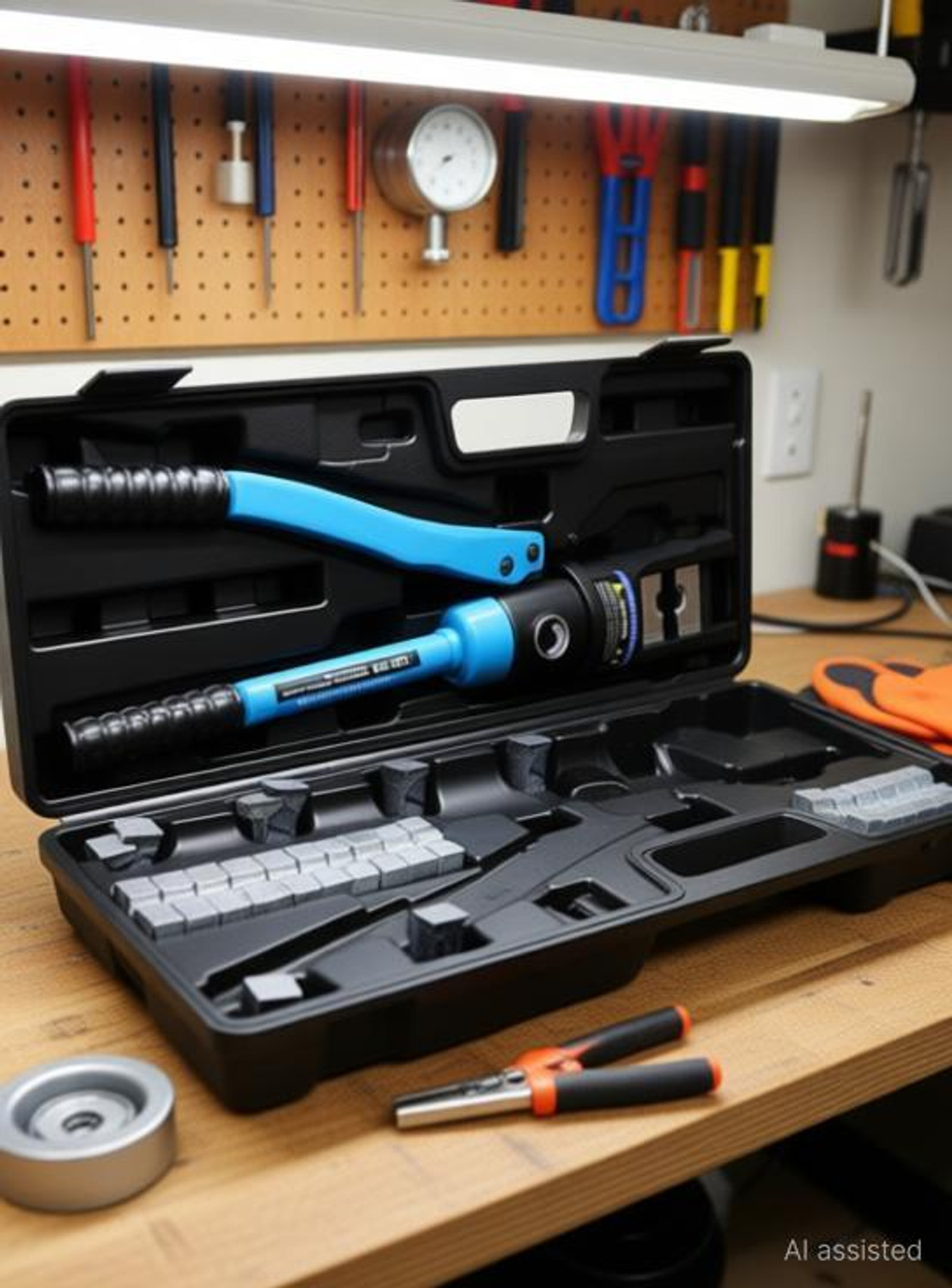 Image of DeHMY LYQ400 /YQK500 Hydraulic Crimping Tool 16-500 mm2 for Copper, Aluminum Terminal & lugs crimper Manual Hydraulic Crimper