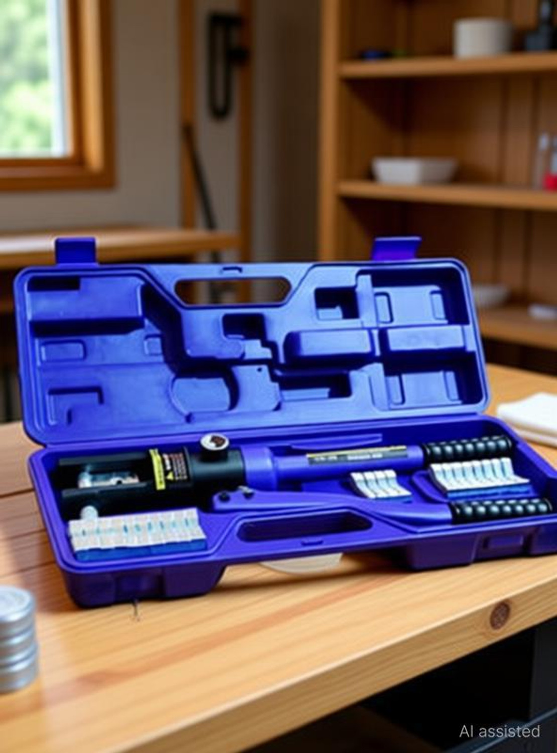 Image of DeHMY YQK 300 Manual Hydraulic Crimper Hydraulic Wire Terminal Crimper Range 16-300mm2 Pressure 16Tons Manual Hydraulic Crimping Tool for Copper,Aluminium Terminal Manual Hydraulic Crimper