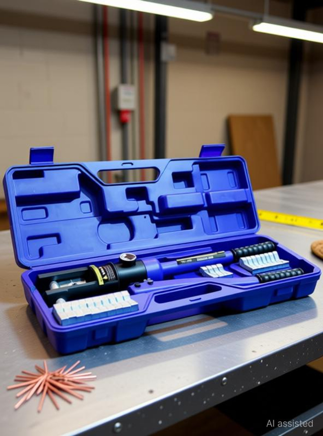 Image of DeHMY YQK 300 Manual Hydraulic Crimper Hydraulic Wire Terminal Crimper Range 16-300mm2 Pressure 16Tons Manual Hydraulic Crimping Tool for Copper,Aluminium Terminal Manual Hydraulic Crimper