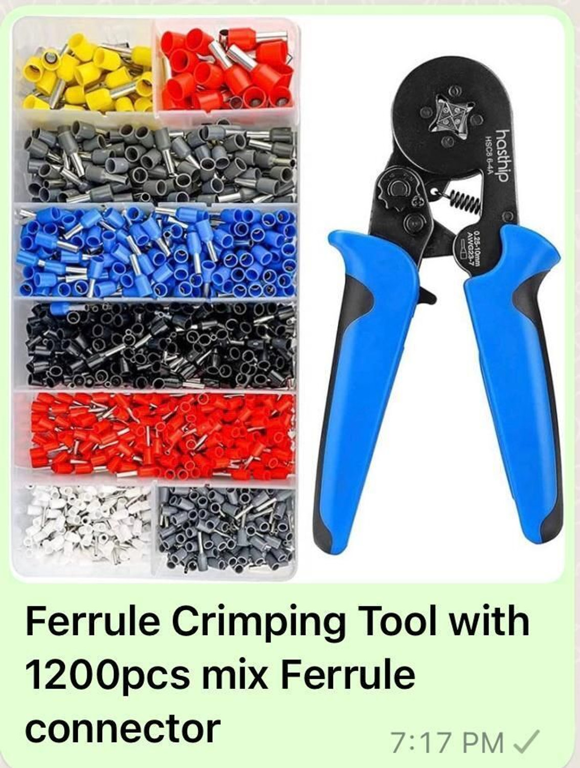 Image of J and S house Crimping Tool Kit with 1200PCS Wire End Ferrules & Crimper Plier wire crimping tool kit Manual Crimper