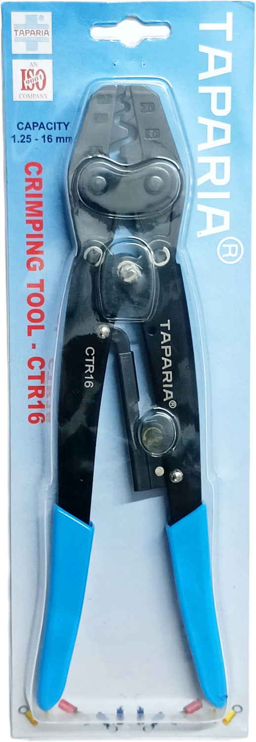 Image of taparia CTR16 Crimping Tool Capacity 1.5 - 16 mm Heavy Duty Manual Crimper