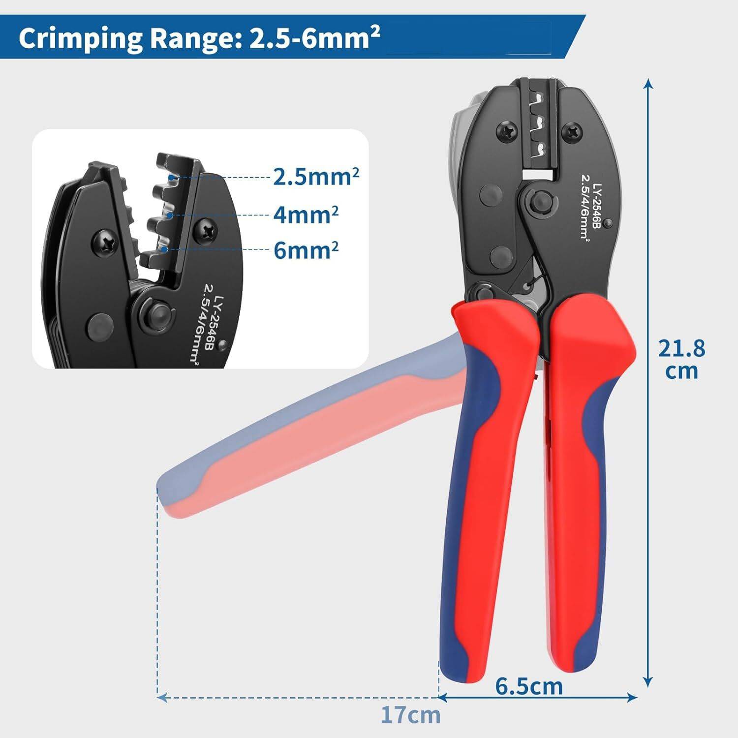MME Solar Crimping Tool LY-2546B MC4 Crimp Pliers Replacement