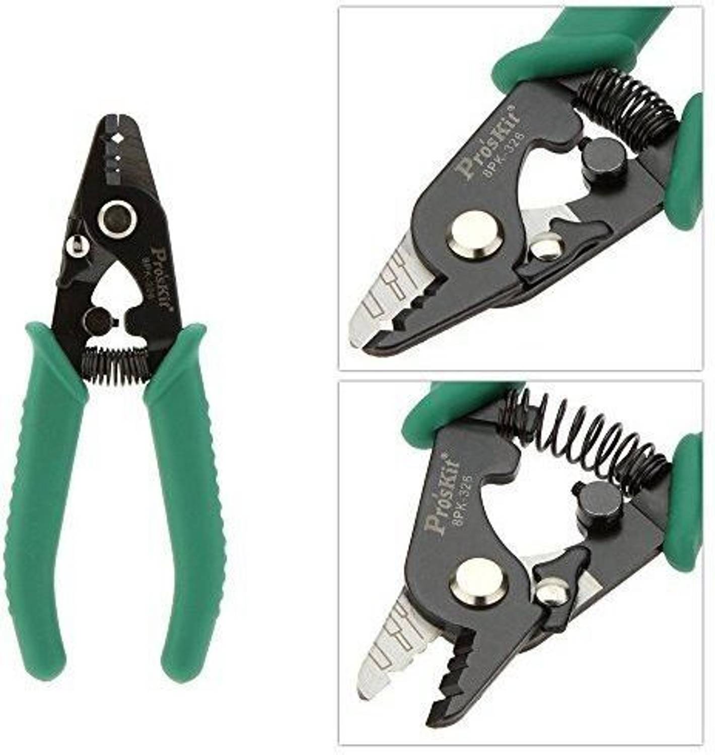 Proskit 8PK-326 Fiber Optic Stripper 3 in 1 Manual Crimper Price