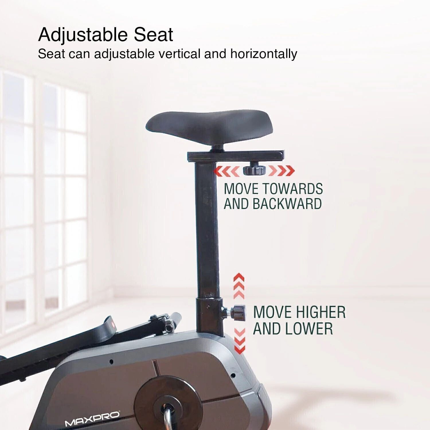 Image of Maxpro MP6066 ELLIPTICAL WITH LCD DISPLAY, ADJUSTABLE SEAT, ADJUSTABLE RESISTANCE Cross Trainer