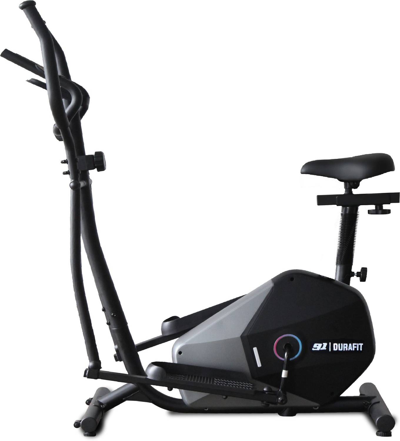 Durafit91 Powerstride Elliptical Max Weight: 130Kg with 7Kg Flywheel, 8 Level Resistance Cross Trainer