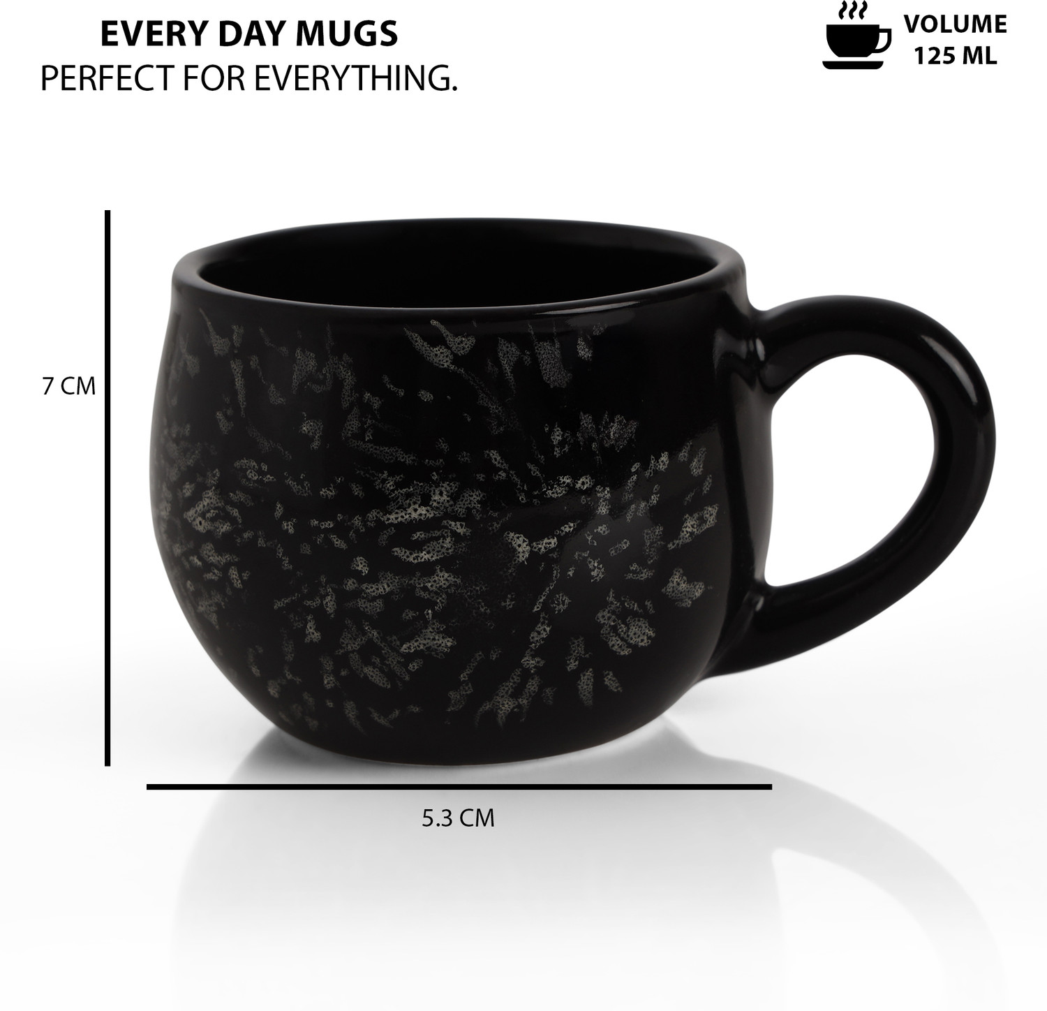 Image of Plutonic Designs Pack of 12 Ceramic BLACK HAZE