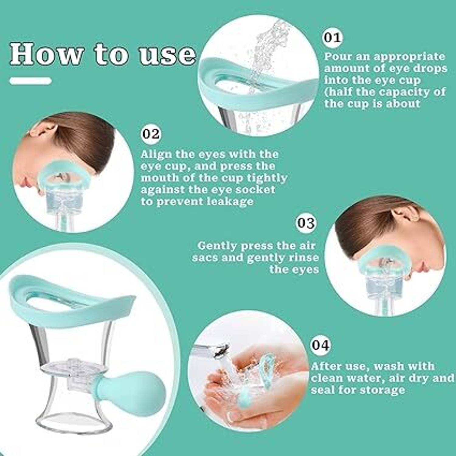 keshavraj Silicone Eye Wash Cup Pack of 1 - Image 5