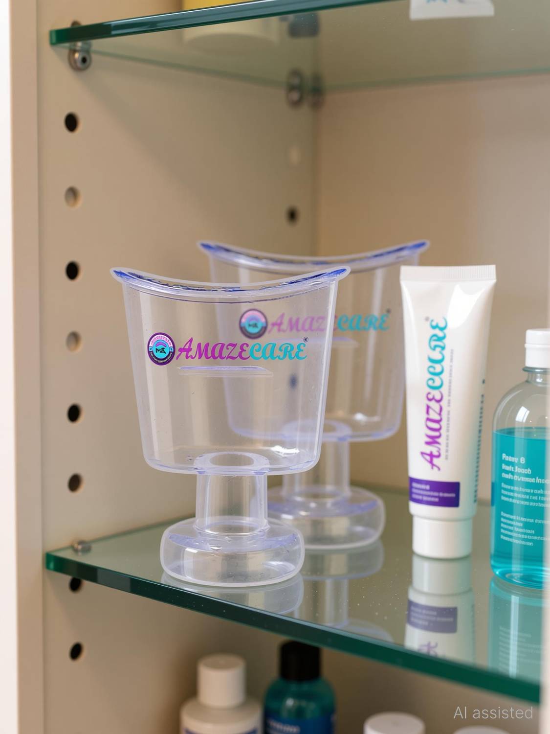 AMAZECARE Pack of 2 Plastic Amz-Eye_Wash_Cup