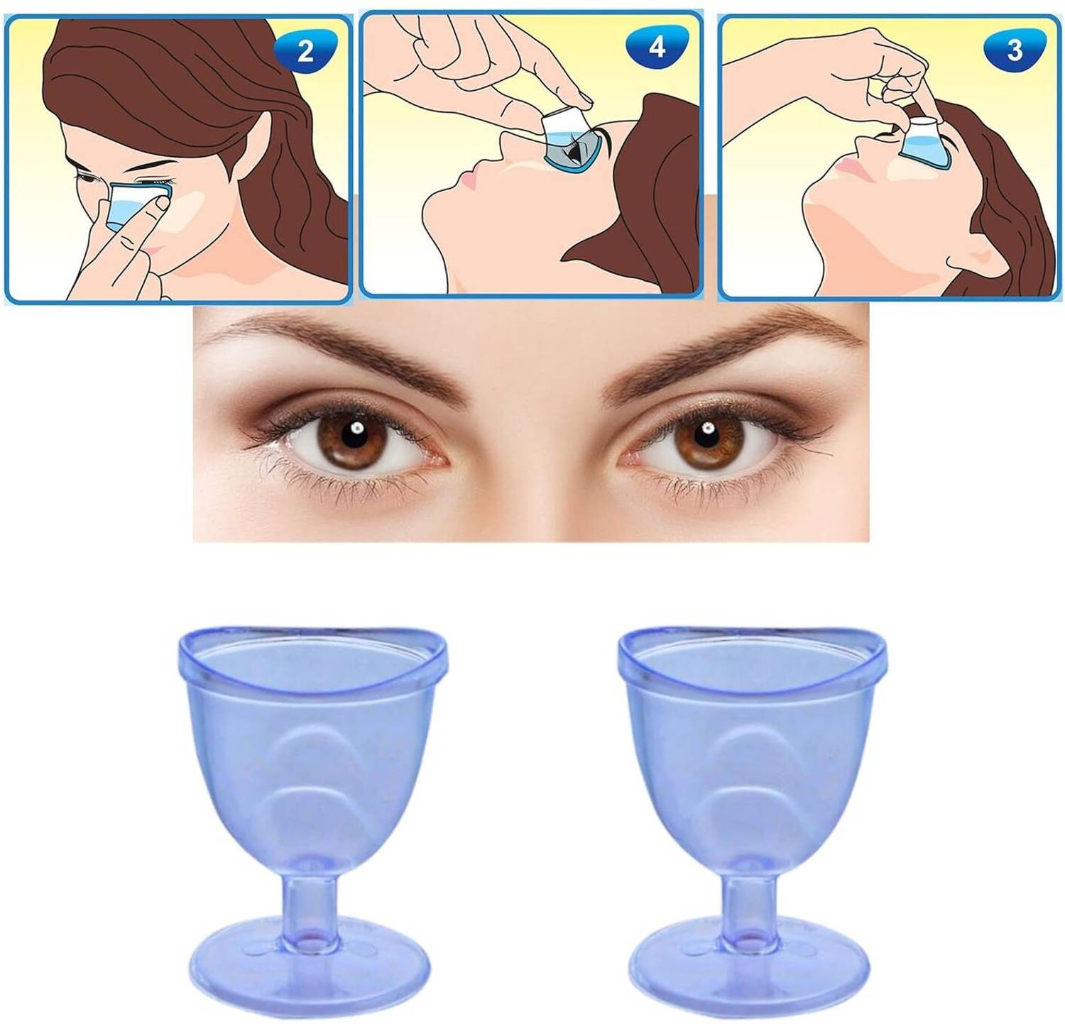 Mitrolia Eye Wash Cup - Pack of 2 - Image 1