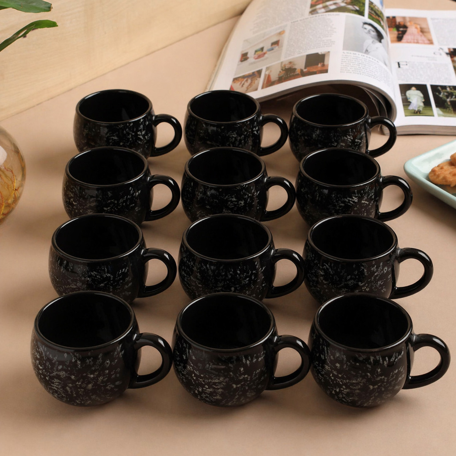 Image of Plutonic Designs Pack of 12 Ceramic BLACK HAZE