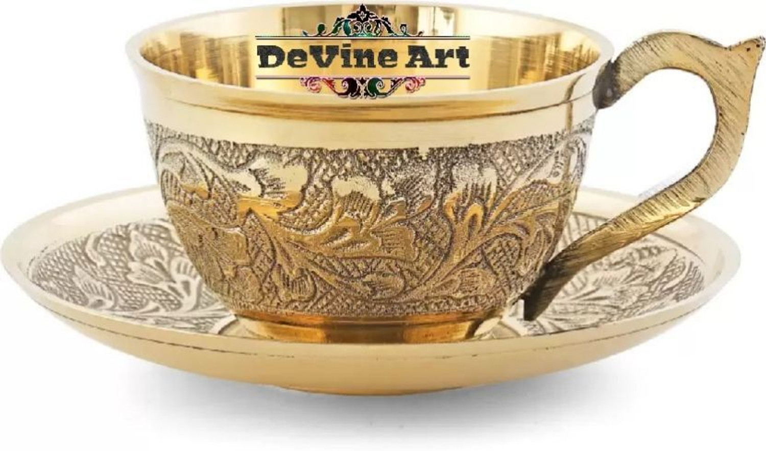 Image of DeVine Art Pack of 6 Brass Embossed Design