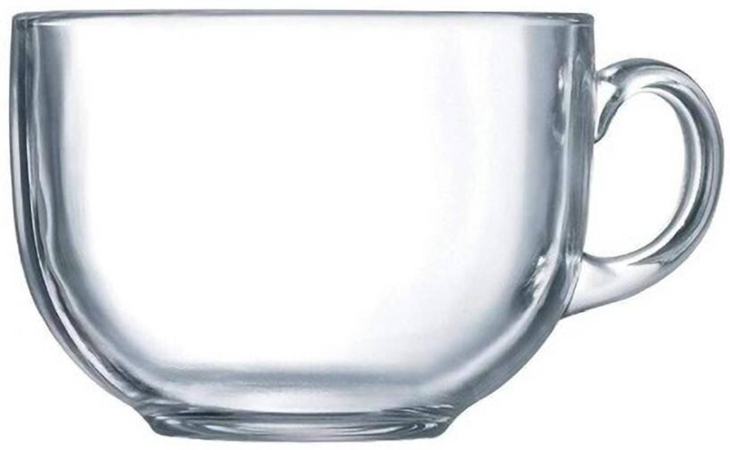 HISTOWX 12-Pack Crystal Clear Glass Tea/Coffee Cup Set Pack of 12 - Image 2