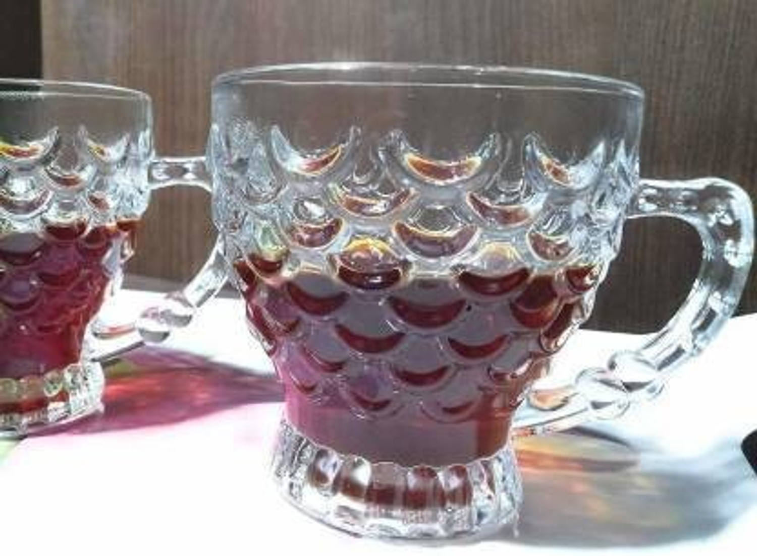 Image of CQZ Pack of 6 Glass Crystal Clear Bubble Glass Tea & Coffee Cup (pack of 6)