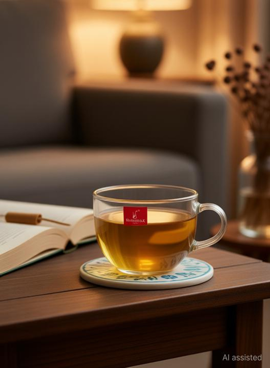 Image of Seaca Pack of 6 Glass BLINKMAX GREEN TEA CUP