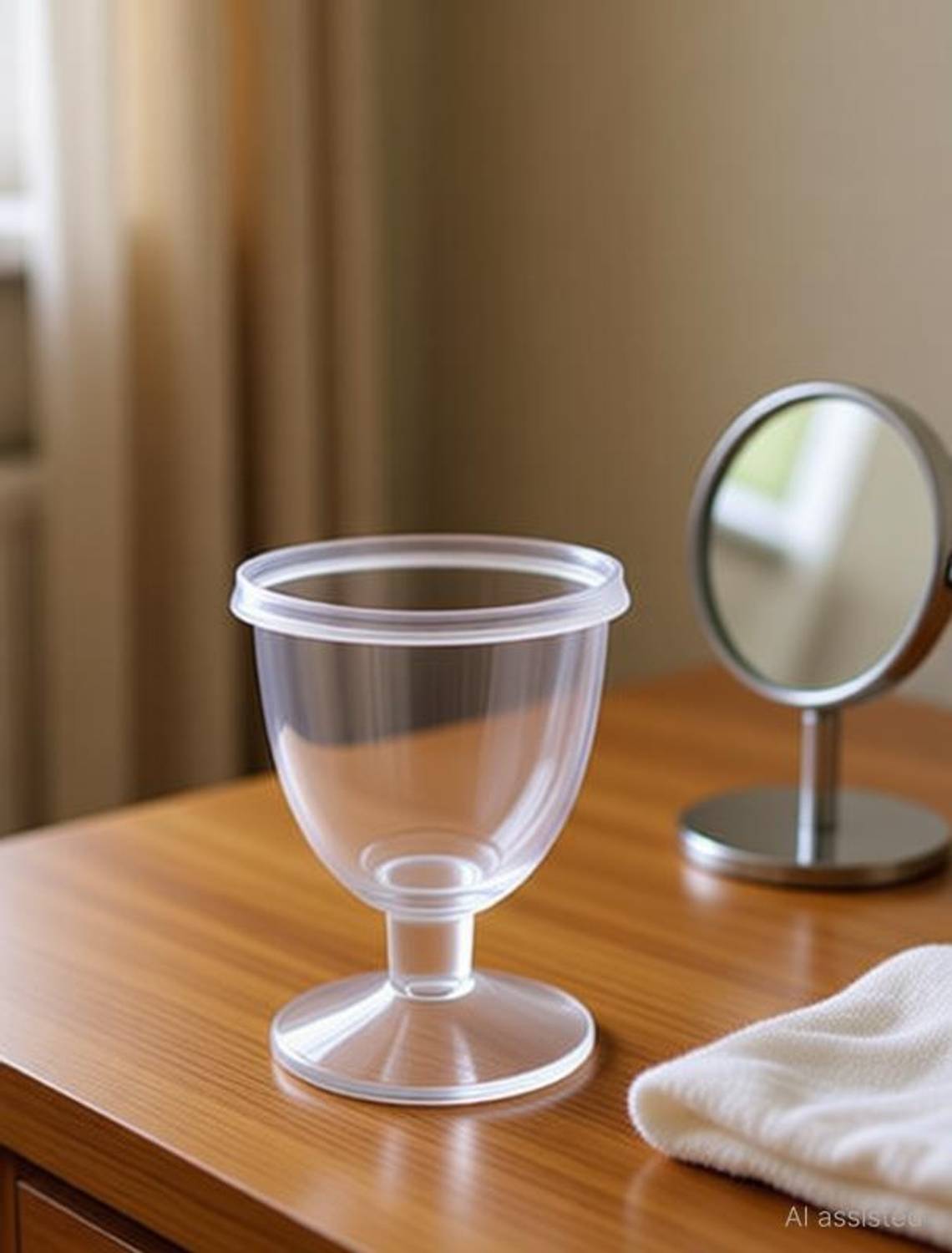 AMBITECH Pack of 2 Plastic Transparent Eye Wash Cup
