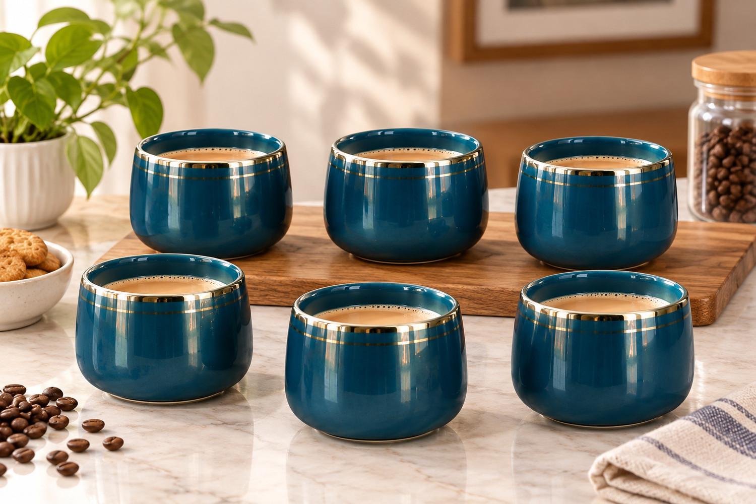 Image of Abdul Traders Pack of 6 Ceramic NA