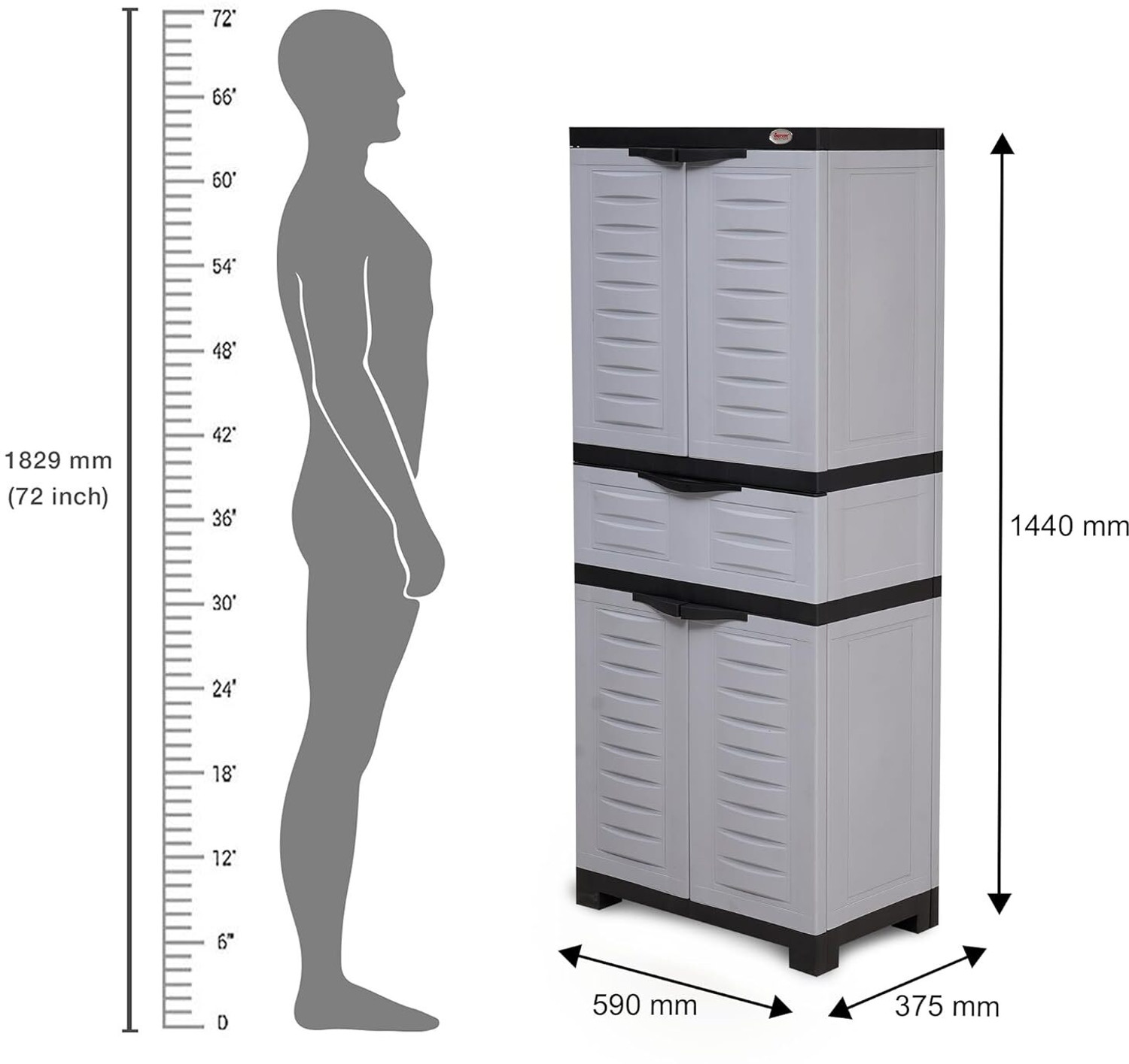 Image of Supreme Fusion 2 MDR 01 Plastic Cupboard
