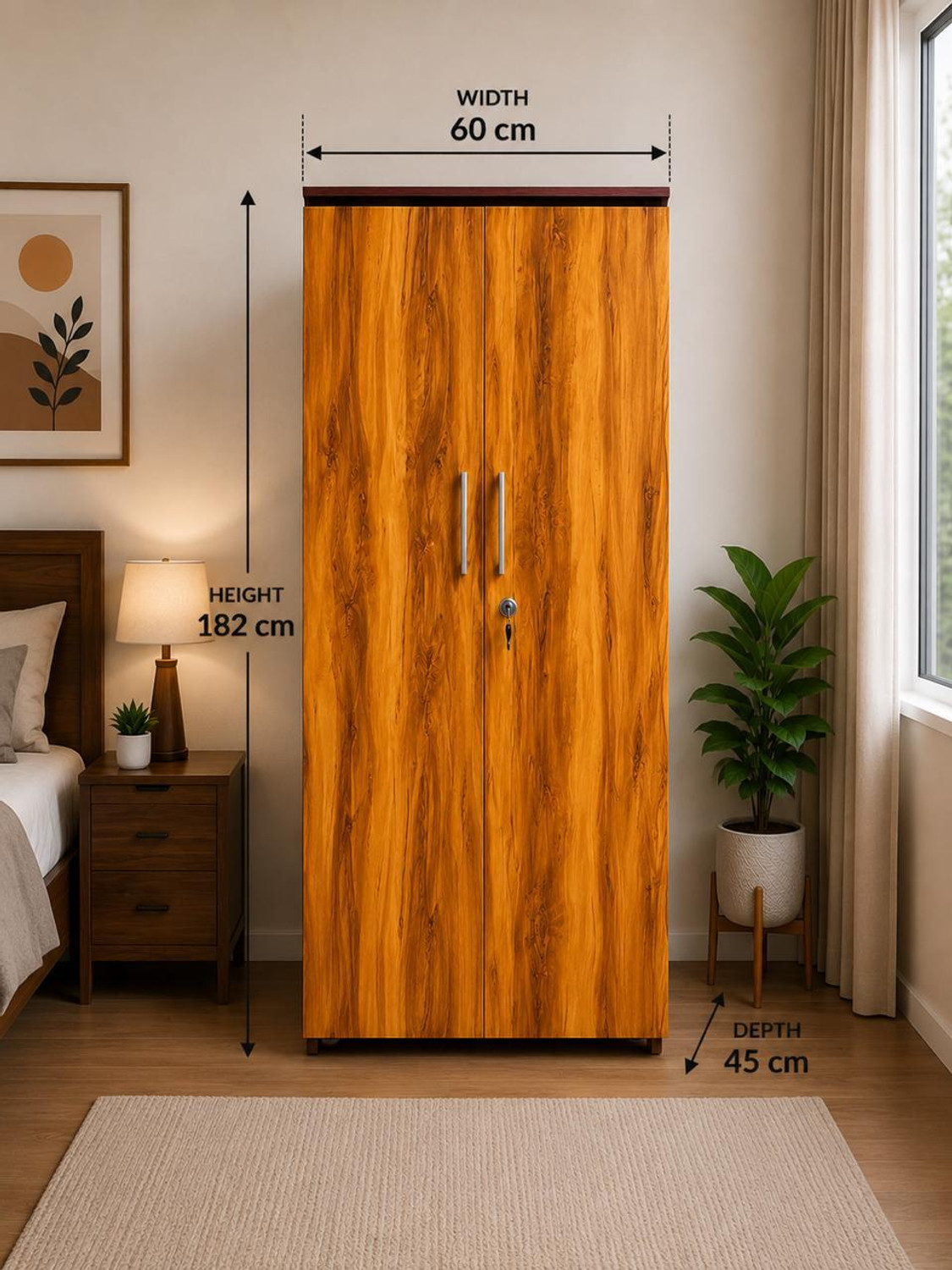 Image of ayat wooddesigns Engineered Wood Almirah