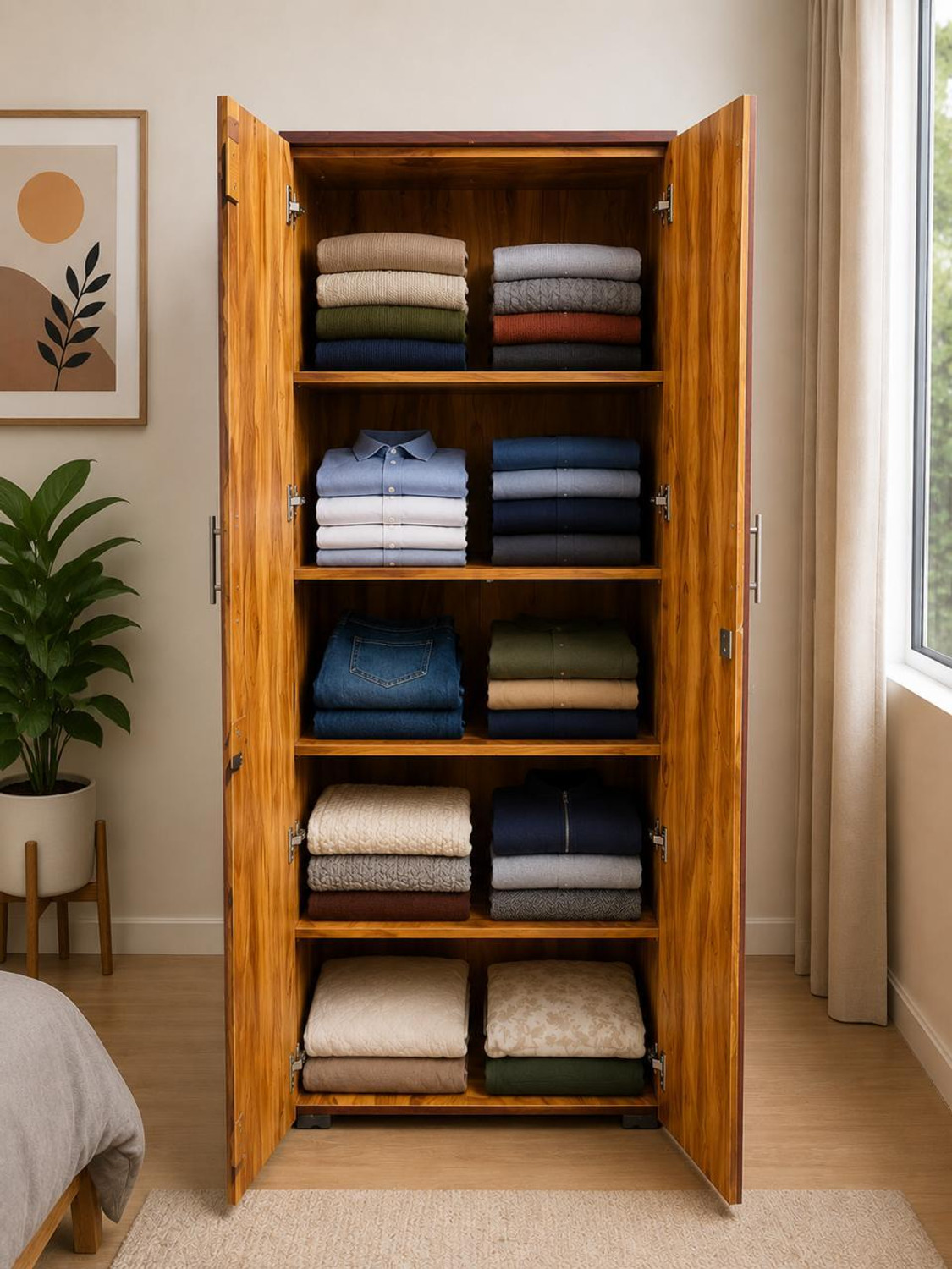 Image of ayat wooddesigns Engineered Wood Almirah