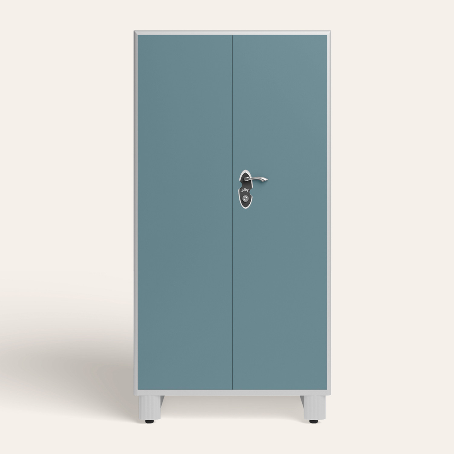 Image of Interio by Godrej Wardrobe H1 2-Door Metal Almirah