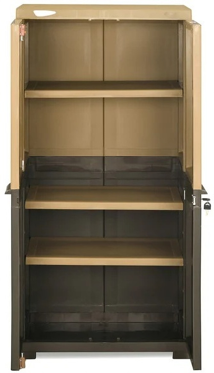 Image of Nilkamal Freedom FMM Plastic Cabinet for Multipurpose Storage Solution|Bedroom|Kids Room Plastic Almirah