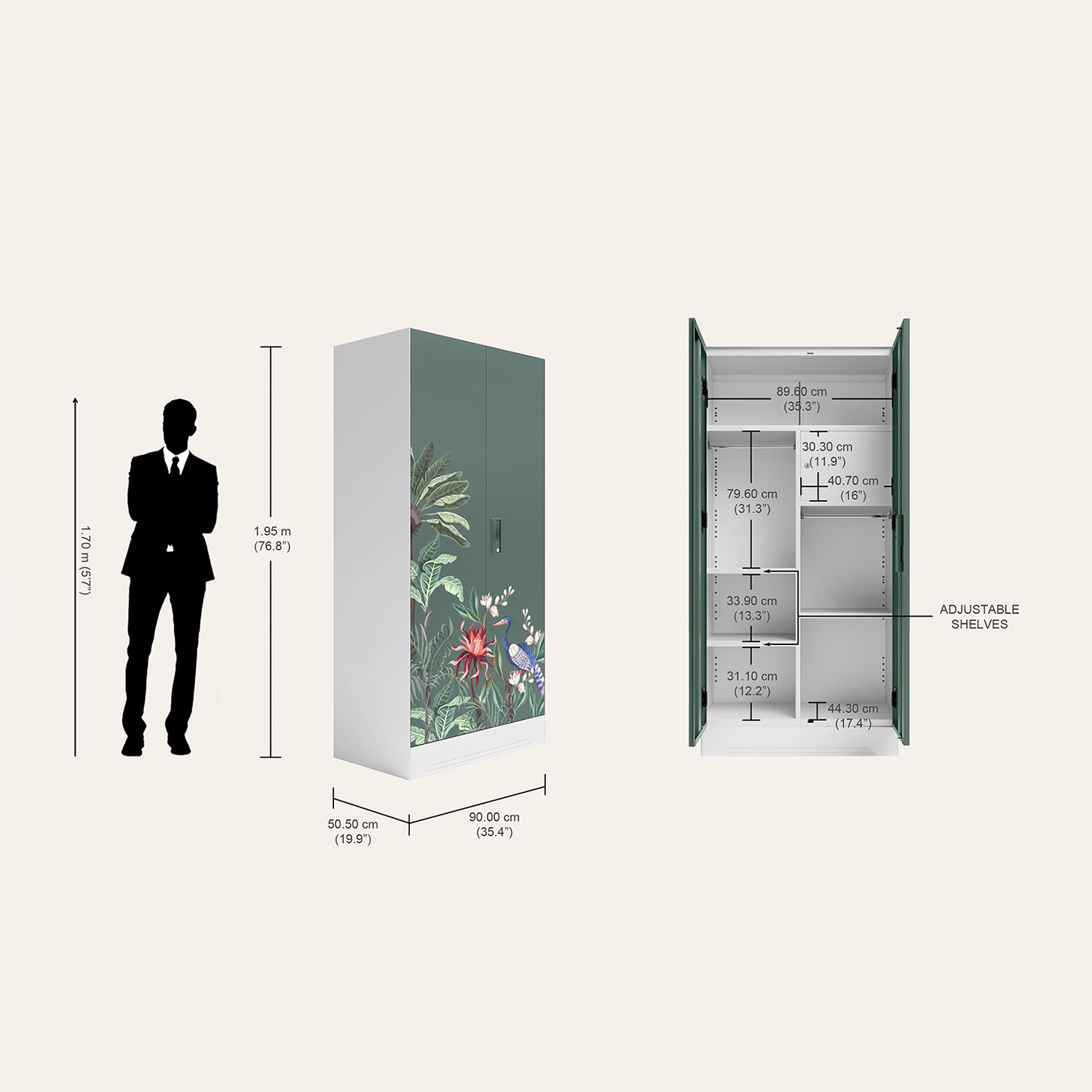 Image of Interio by Godrej cupboard-almirah Metal Almirah