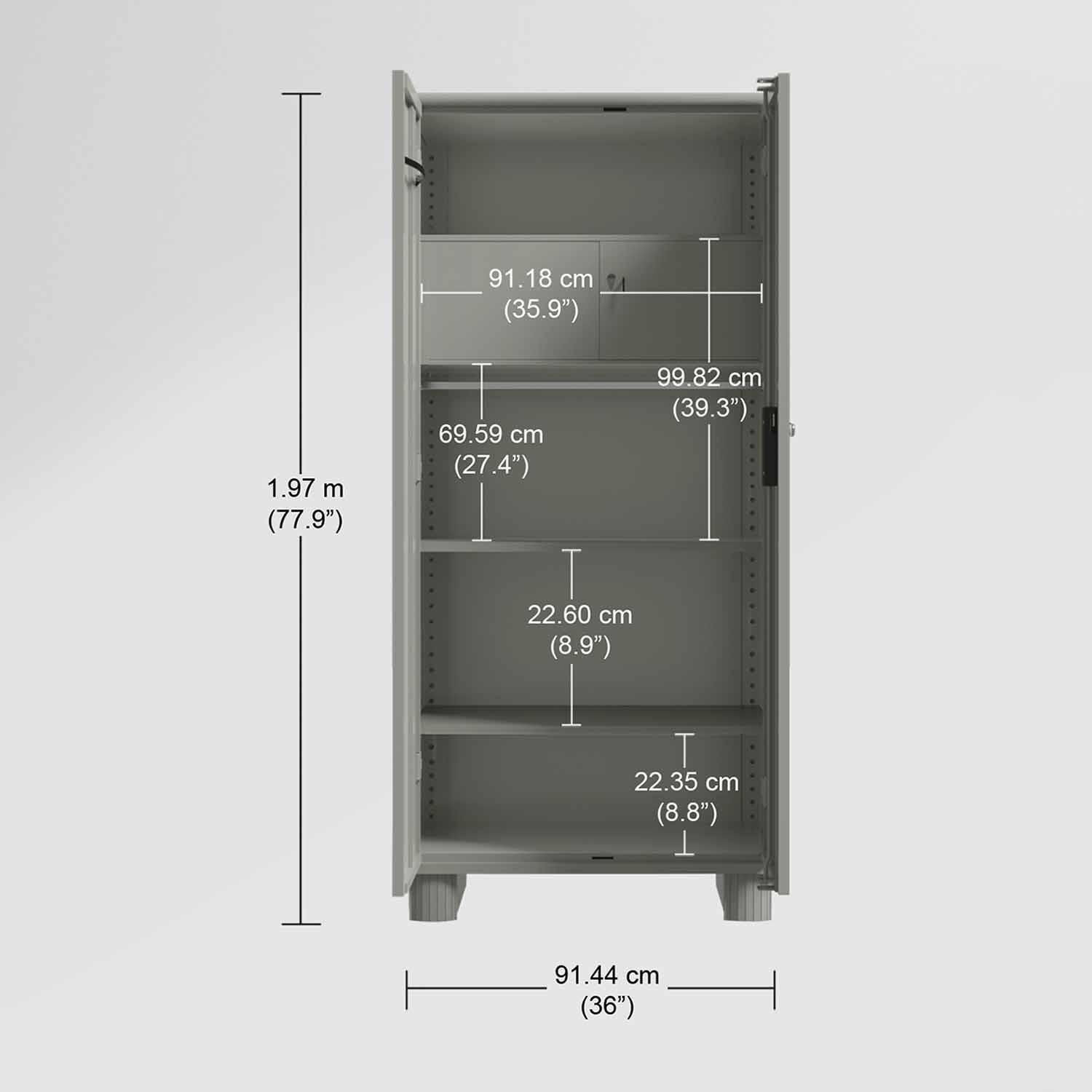 Image of Interio by Godrej Storwel M2 Metal Almirah