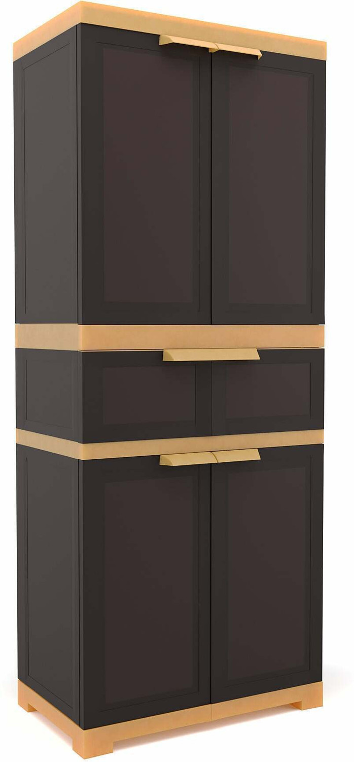 Image of Nilkamal Freedom FMDR1C Drawer Books & Clothes Organizer|Wardrobe|Home Kitchen & Office Plastic Almirah